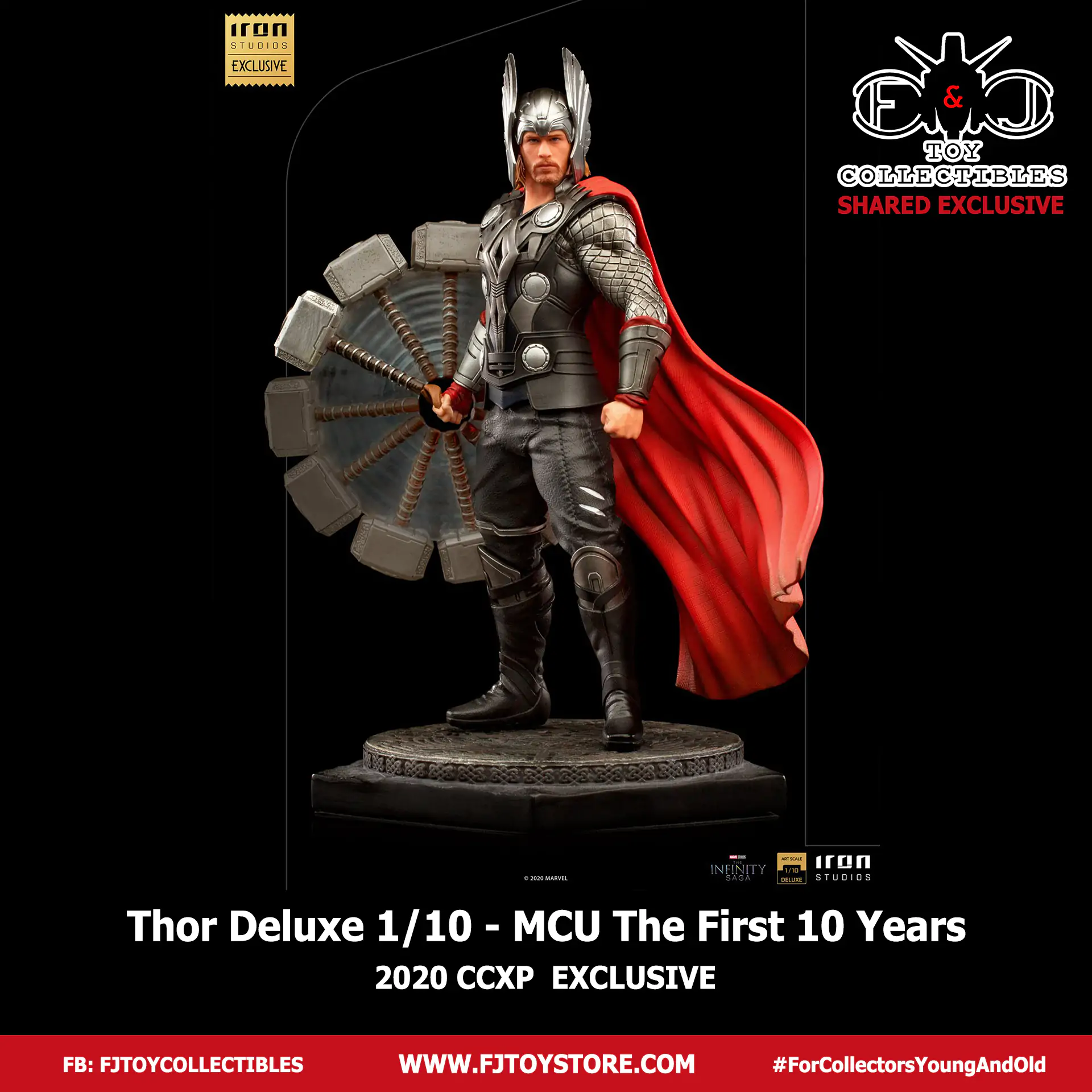 Iron Studios Thor Deluxe Art Scale 1/10 - Infinity Saga (CCXP 2020 Exclusive)