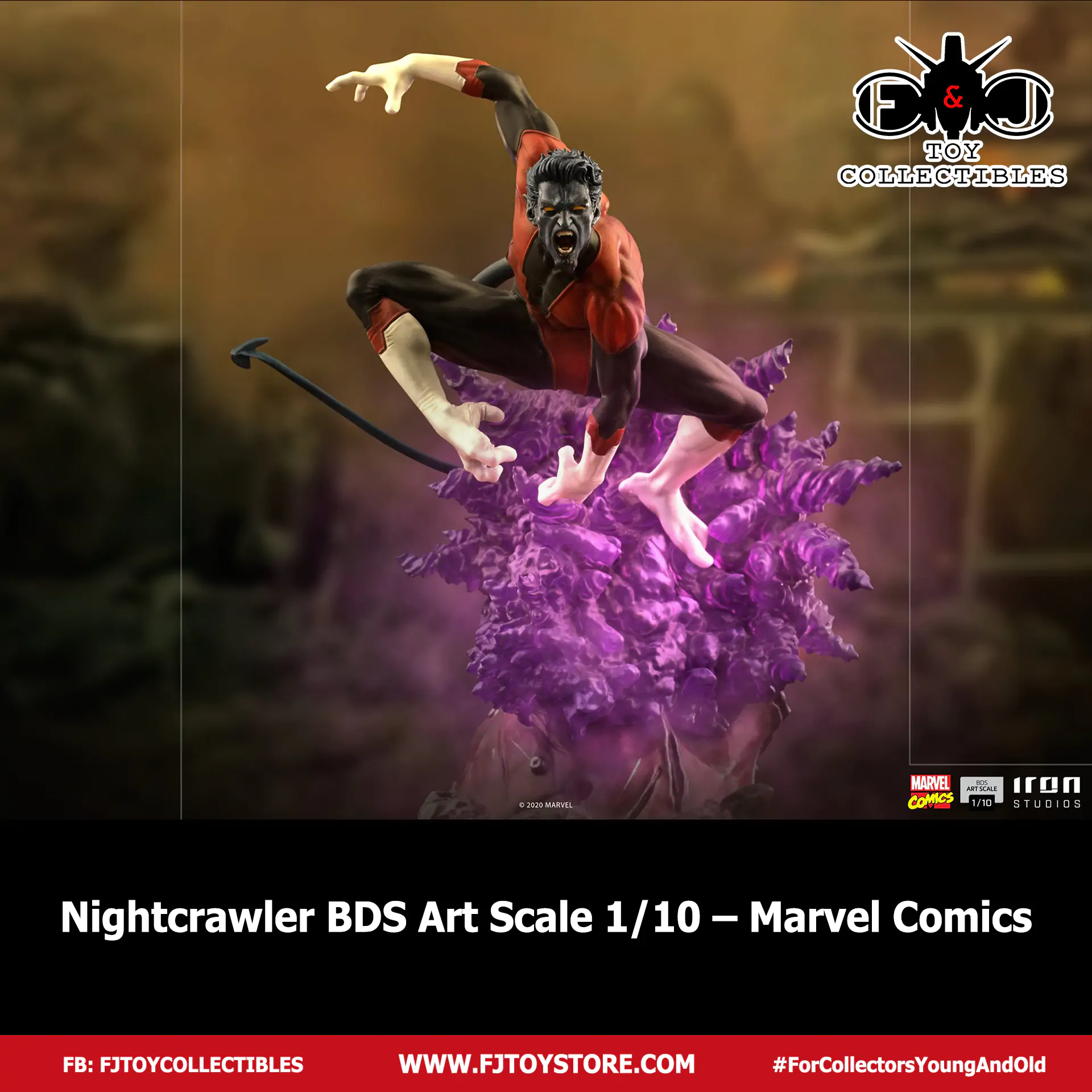 Iron Studios Nightcrawler BDS Art Scale 1/10 – Marvel Comics