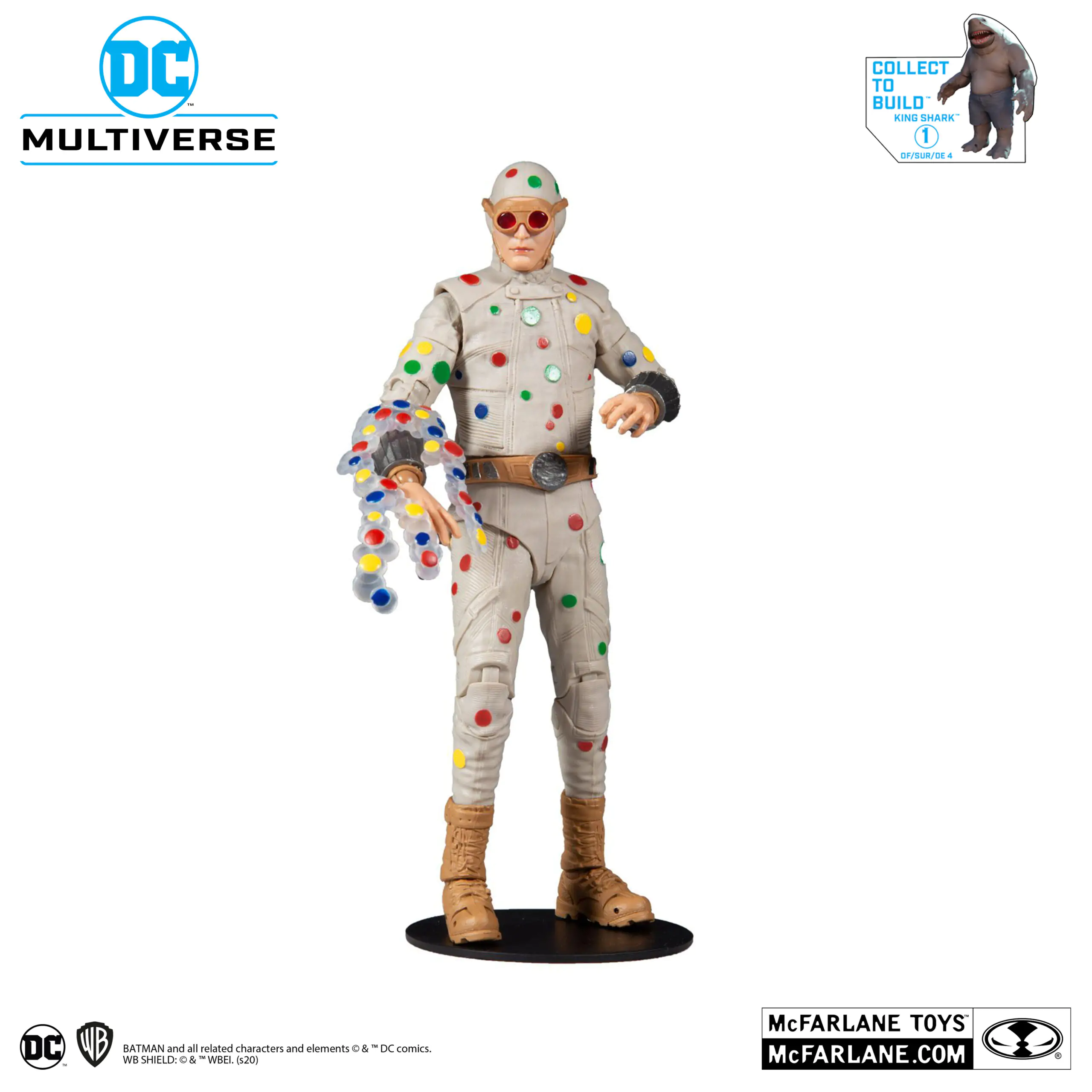 McFarlane Toys DC BUILD-A 7IN FIGURES WV5 - SUICIDE SQUAD MOVIE - POLKA DOT MAN - Image 8