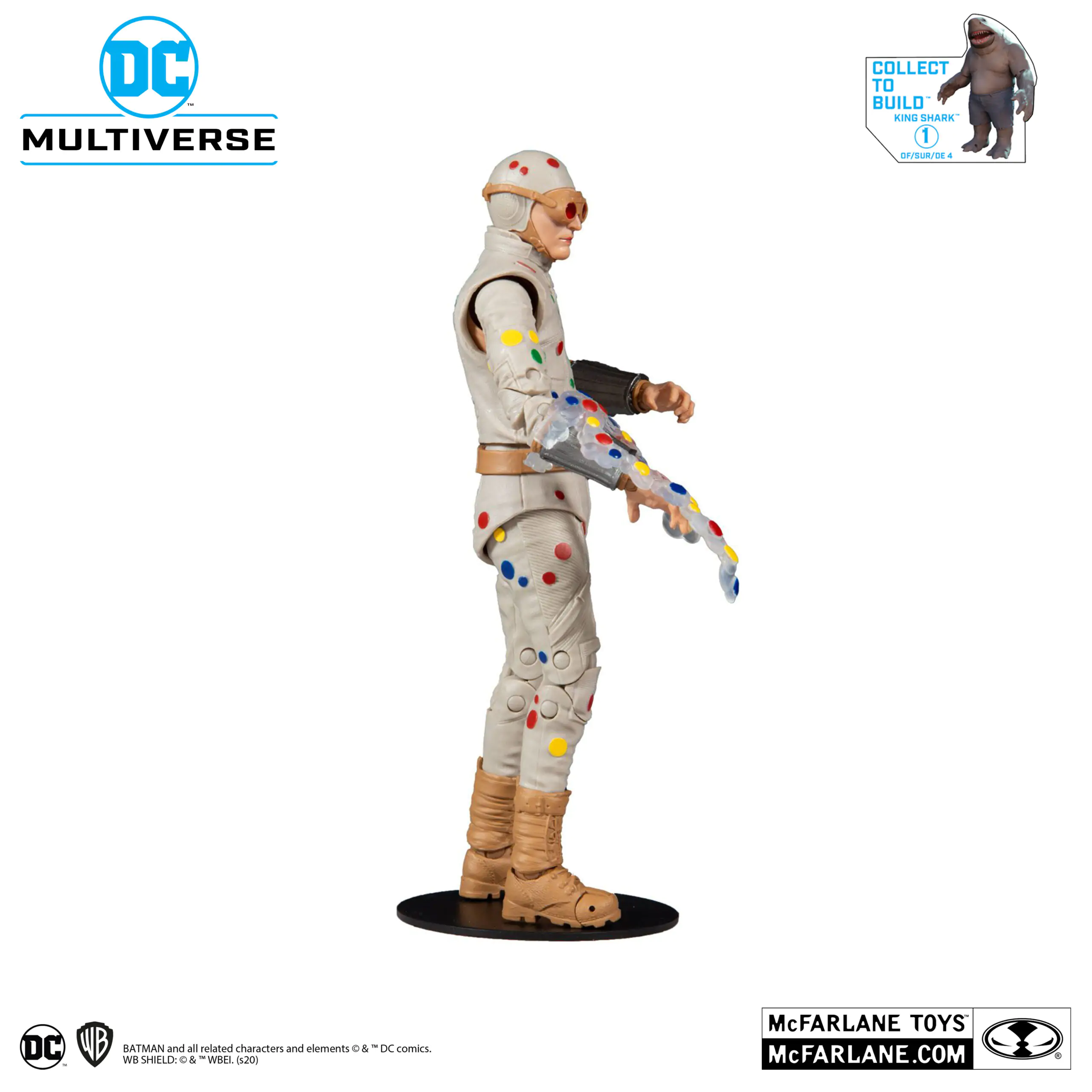 McFarlane Toys DC BUILD-A 7IN FIGURES WV5 - SUICIDE SQUAD MOVIE - POLKA DOT MAN - Image 5