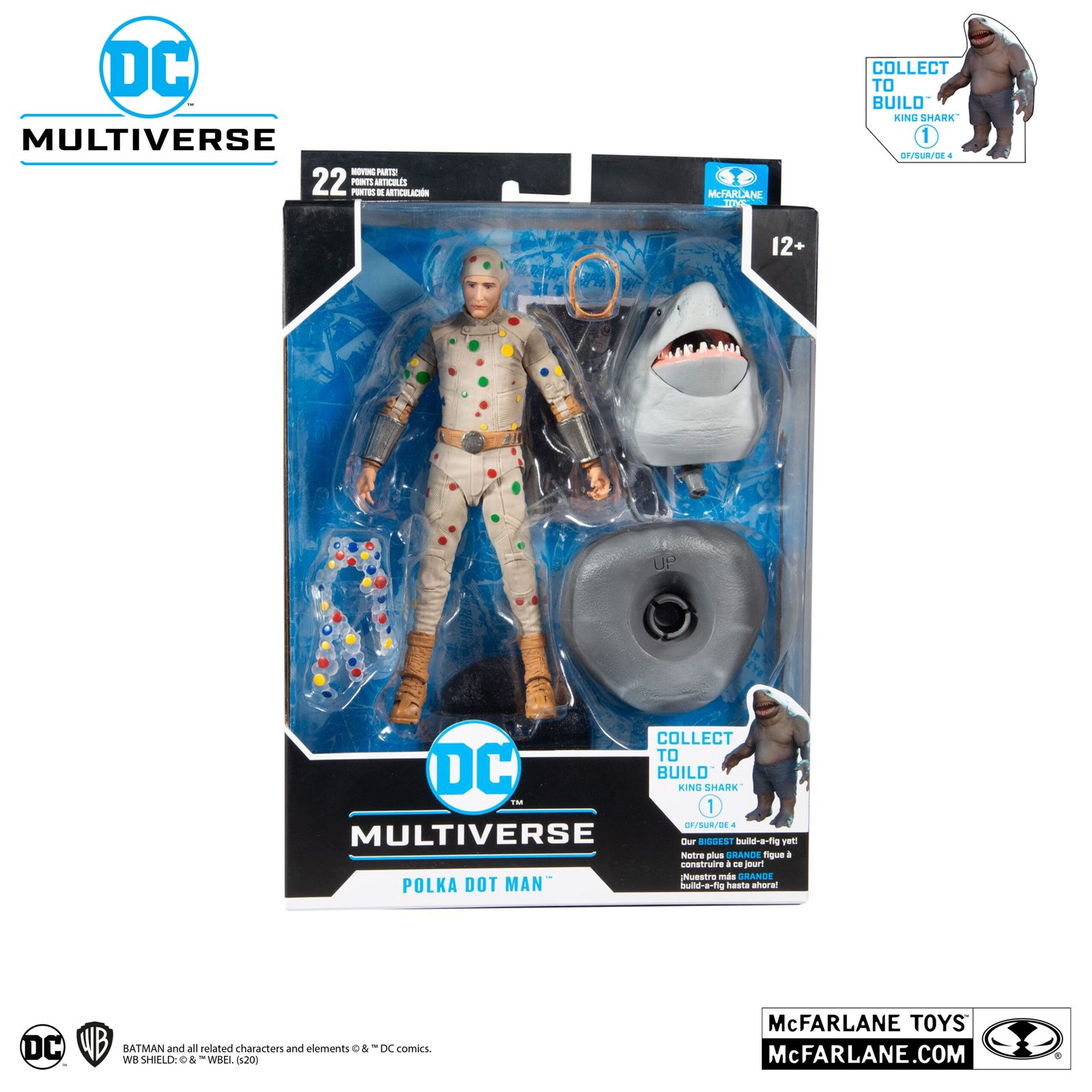 Multicolore 15433 McFarlane Toys DC Build-A 7 Figure WV5-Suicide Squad Movie-Polka DOT Man