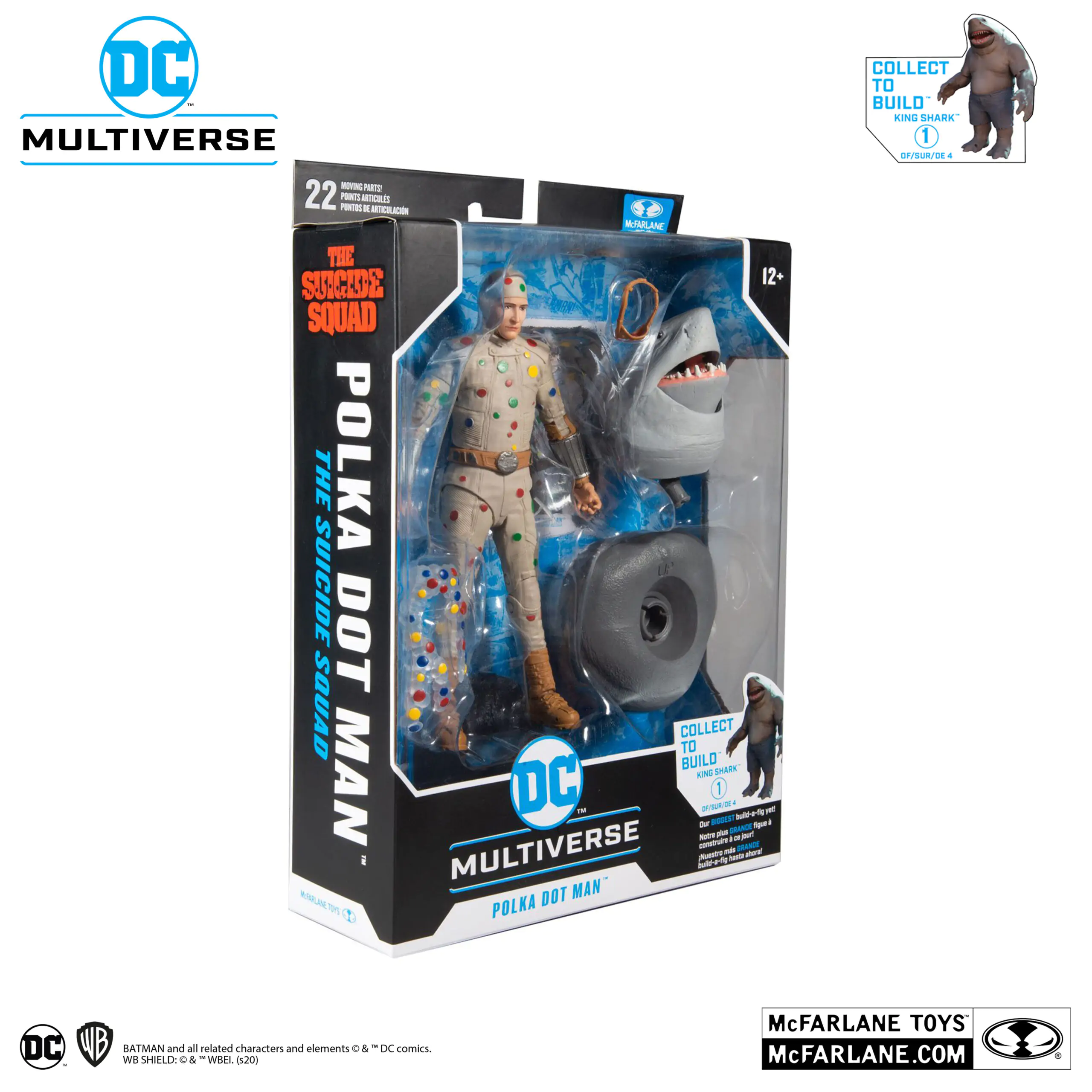 McFarlane Toys DC BUILD-A 7IN FIGURES WV5 - SUICIDE SQUAD MOVIE - POLKA DOT MAN - Image 10