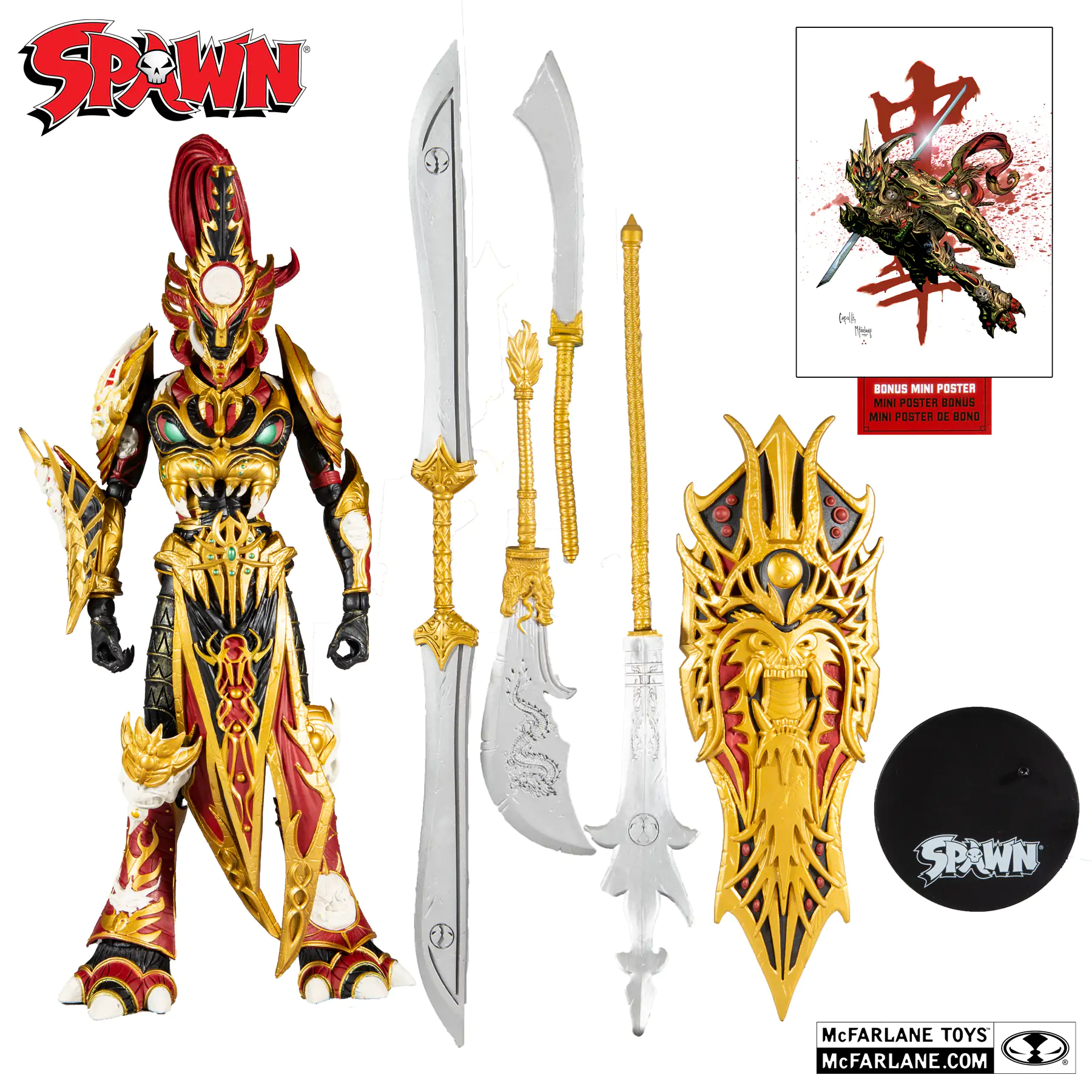 McFarlane Toys SPAWN 7IN - MANDARIN SPAWN (DELUXE) - McFarlane Designer Edition - Image 8