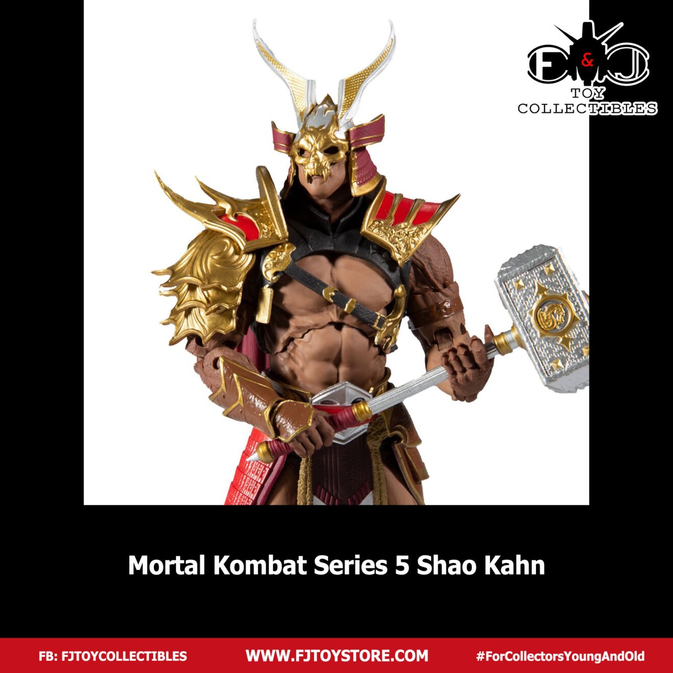 McFarlane Toys Mortal Kombat Series 5 Shao Kahn Action Figure F&J Toy