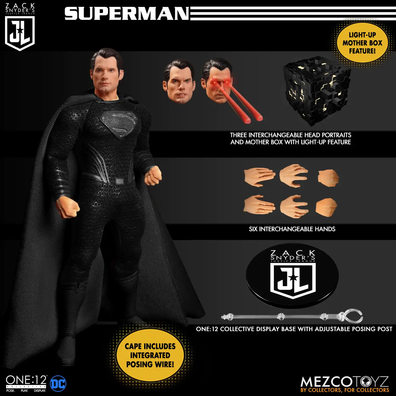 Mezco Toys One:12 Collective Zack Snyder's Justice League Deluxe Steel Boxed Set - Image 7