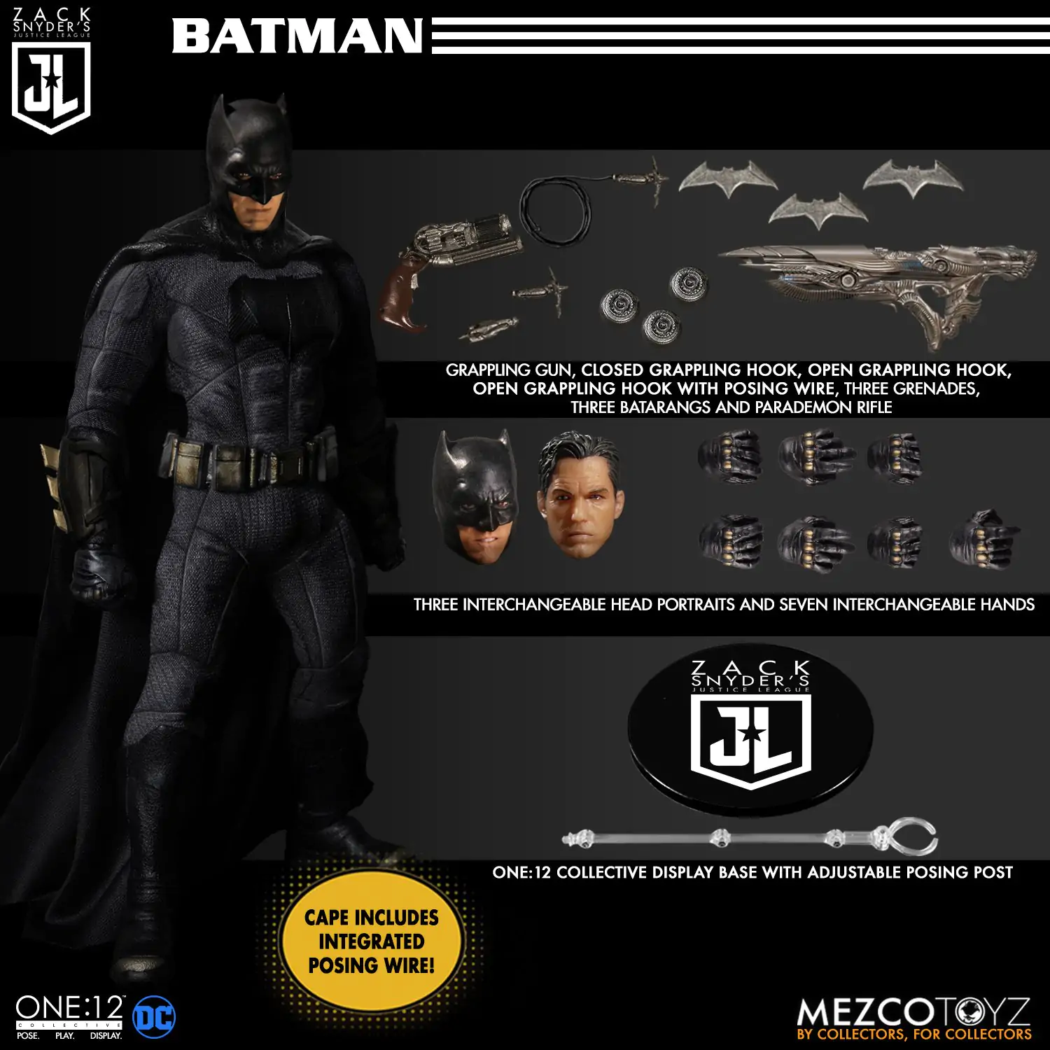 Mezco Toys One:12 Collective Zack Snyder's Justice League Deluxe Steel Boxed Set - Image 8