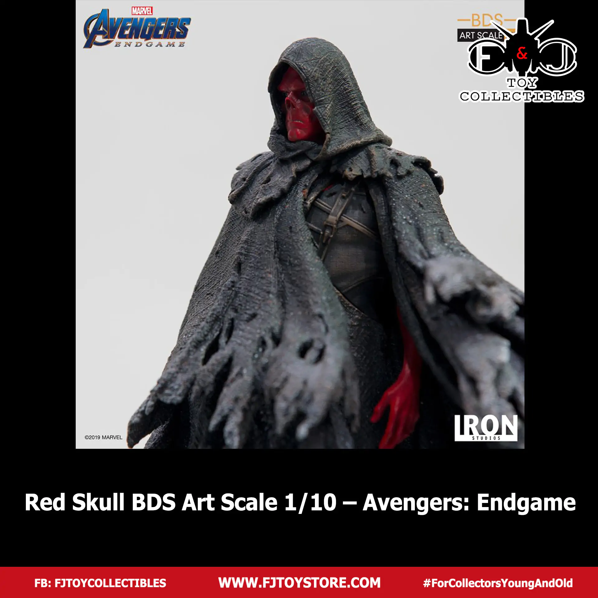 Iron Studios Red Skull BDS Art Scale 1/10 – Avengers: Endgame - Image 3
