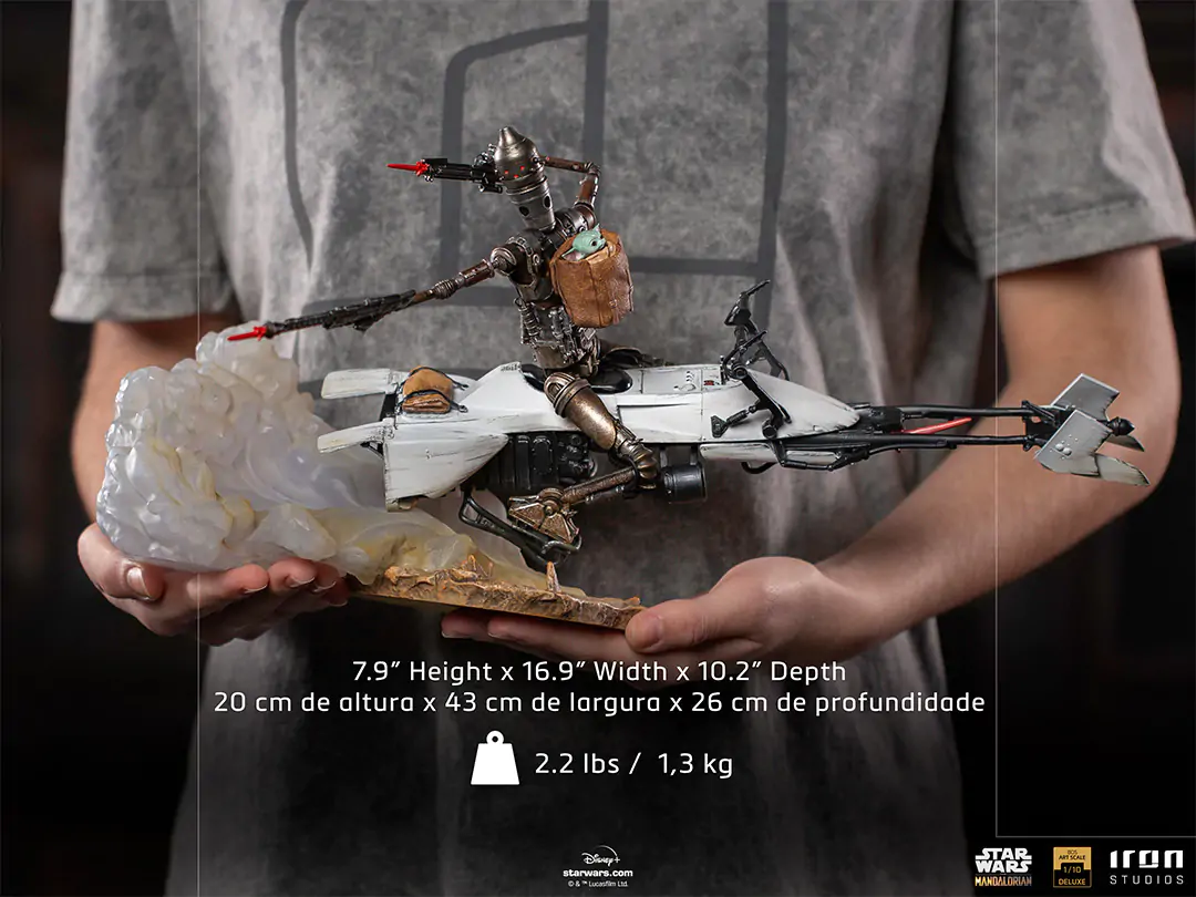 Iron Studios IG-11 and The Child Deluxe BDS Art Scale 1/10 - The Mandalorian - Image 11