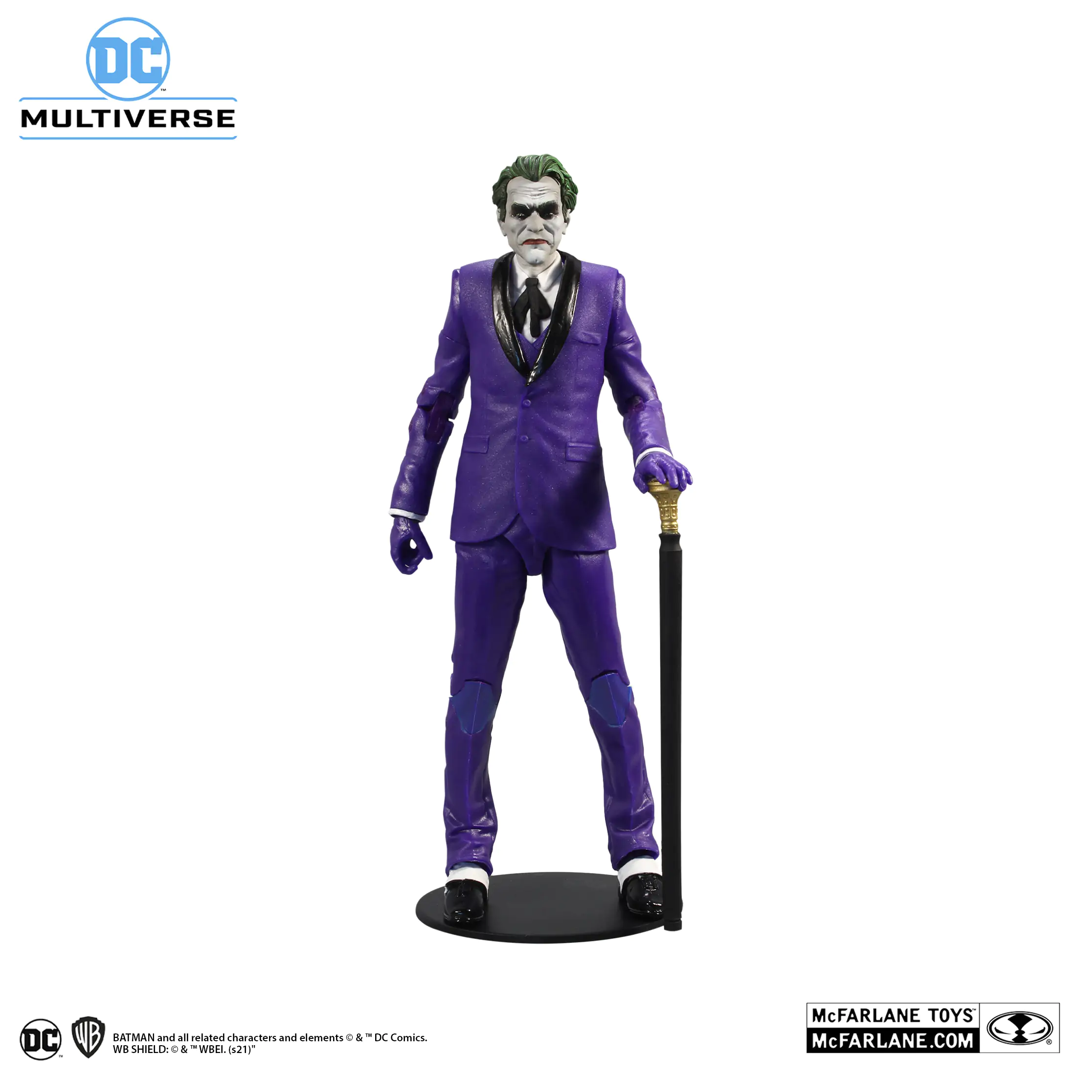 McFarlane Toys Batman Three Jokers 7in Figures Wave 1- THE JOKER: THE CRIMINAL - Image 8
