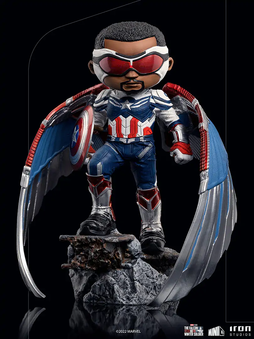 Iron Studios Captain America Sam Wilson – The Falcon and the Winter Soldier – MiniCo - Image 5
