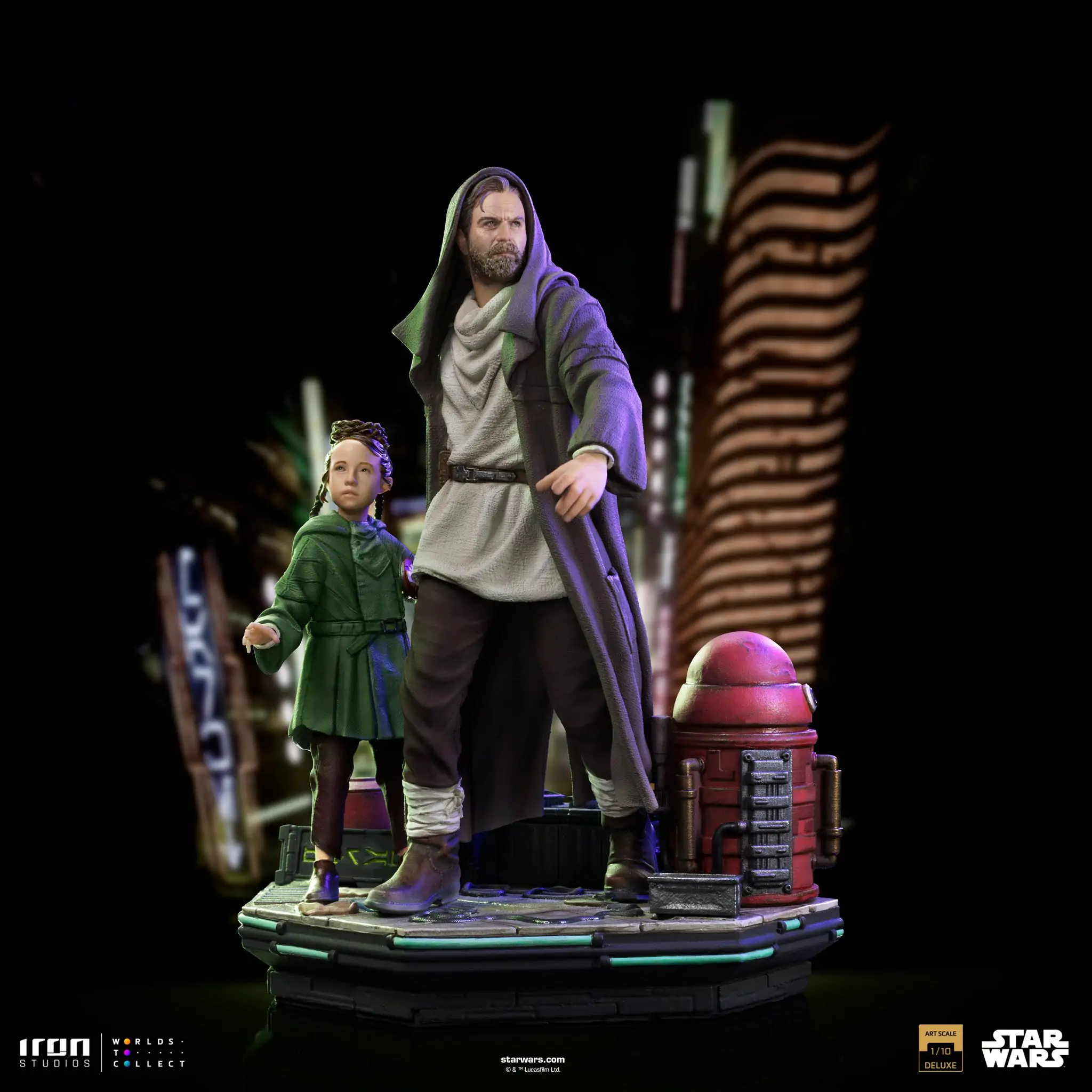 Iron Studios Obi-Wan and Young Leia Deluxe- Obi-Wan Kenobi - Art Scale 1/10 - Image 2
