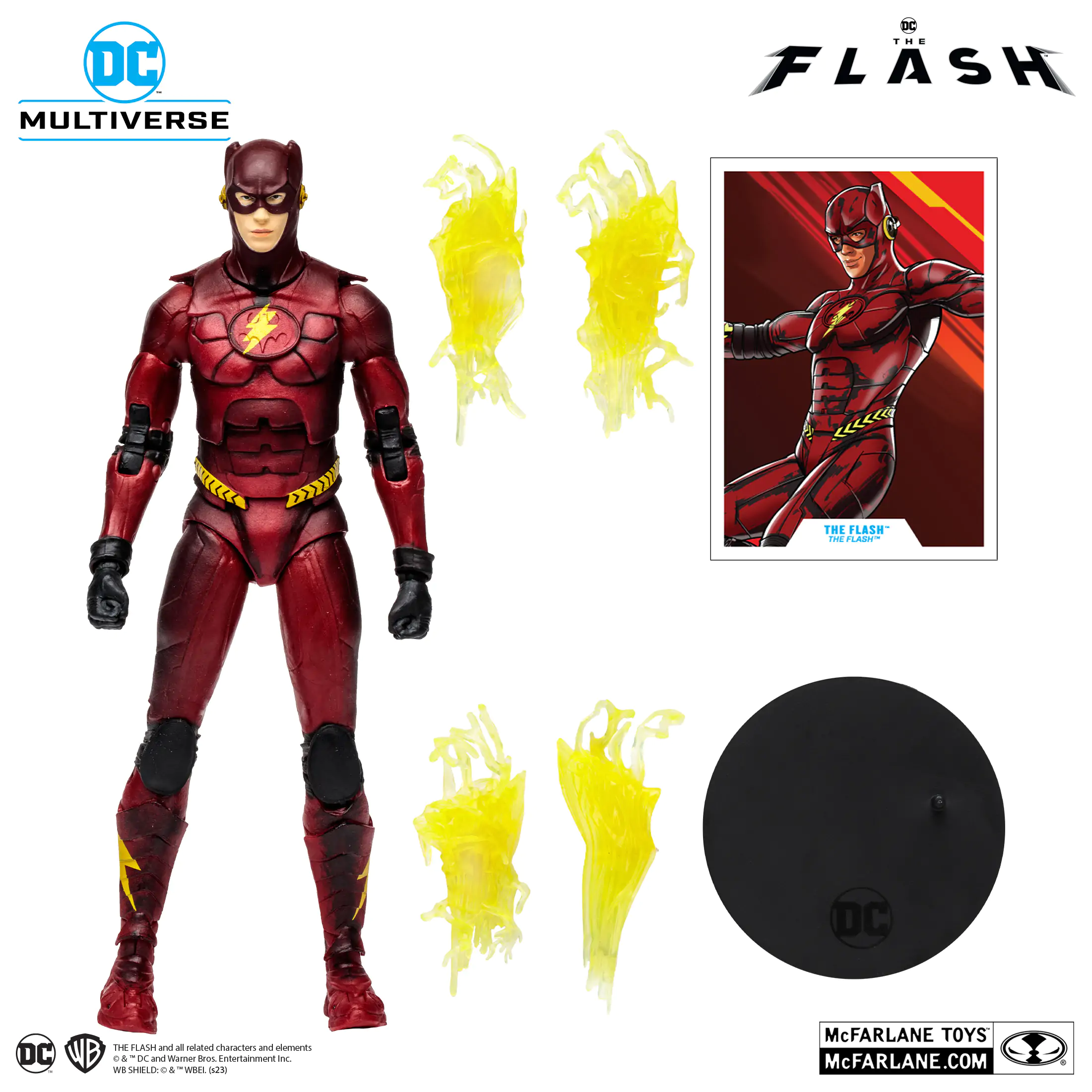 McFarlane Toys THE FLASH (BATMAN COSTUME) (THE FLASH MOVIE) - Image 3