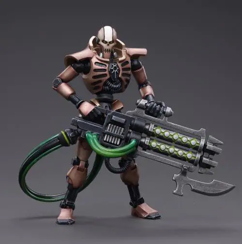 Joy Toy Warhammer 40k Necrons Szarekhan Dynasty Immortal with Gauss Blaster 1/18 Scale Figure Set - Image 2