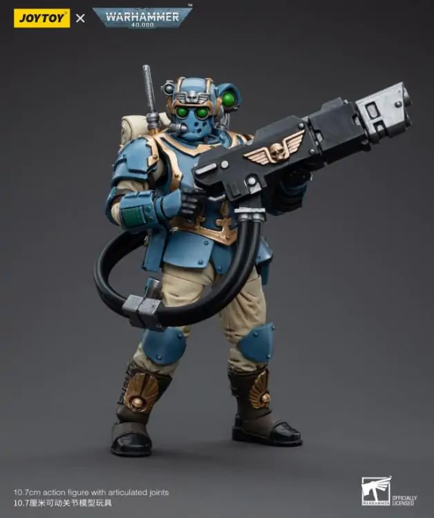 Joy Toy Warhammer 40k Astra Militarum Tempestus 55th Kappic Eagles Hot-Shot Volley Gunner 1/18 Scale Figure - Image 4
