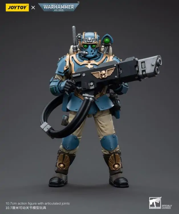 Joy Toy Warhammer 40k Astra Militarum Tempestus 55th Kappic Eagles Hot-Shot Volley Gunner 1/18 Scale Figure - Image 2