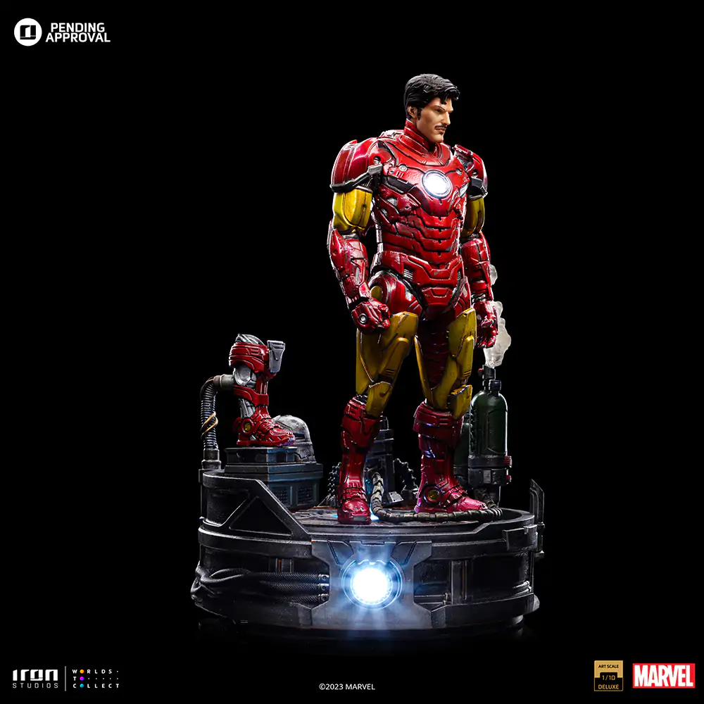 Iron Studios Iron Man Unleashed Deluxe - Marvel Comics - Art Scale 1/10 (FREE A4 Poster) - Image 11