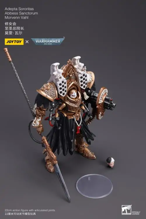 Joy Toy Warhammer 40K Adepta Sororitas Abbess Sanctorum Morvenn Vahl 1/18 Scale Figure - Image 12