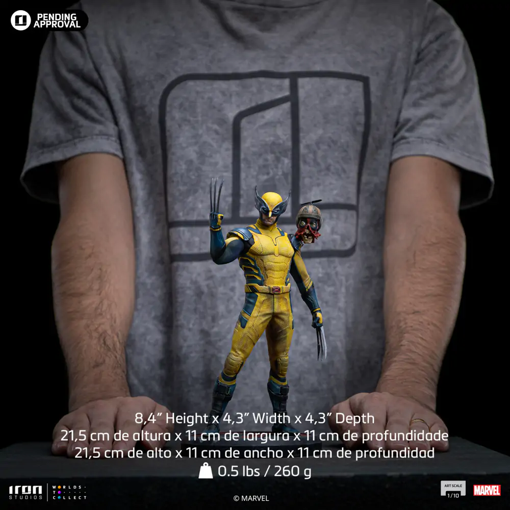 Iron Studios Wolverine - Deadpool & Wolverine - Art Scale 1/10 (FREE A4 Poster) - Image 16