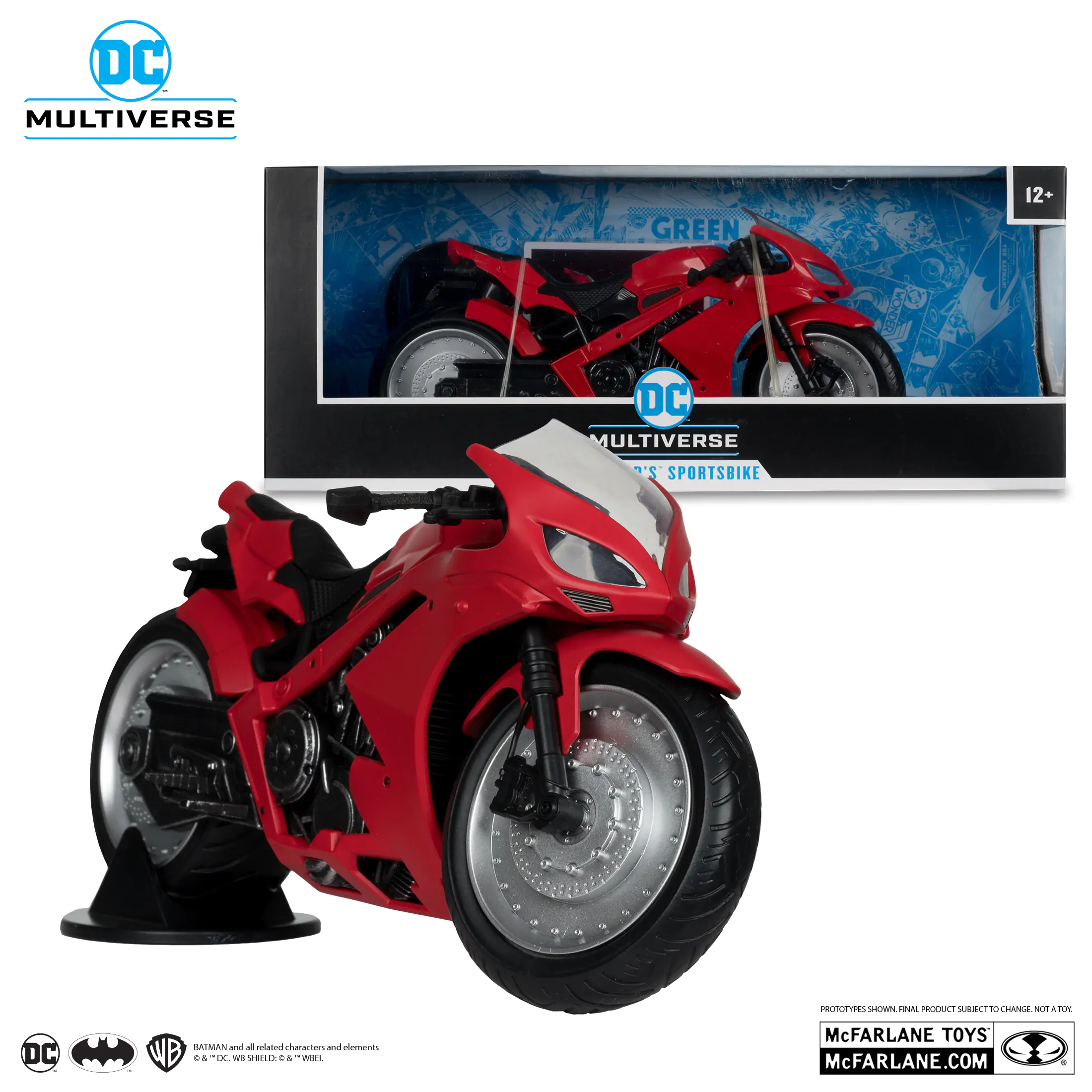 McFarlane Toys Red Hood’s Sportsbike (Red Hood: Outlaw) Vehicle - Image 3