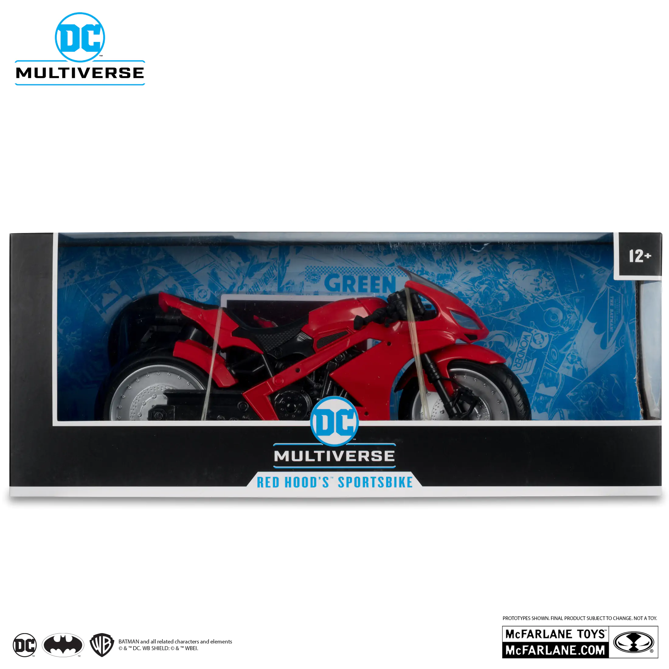 McFarlane Toys Red Hood’s Sportsbike (Red Hood: Outlaw) Vehicle - Image 6
