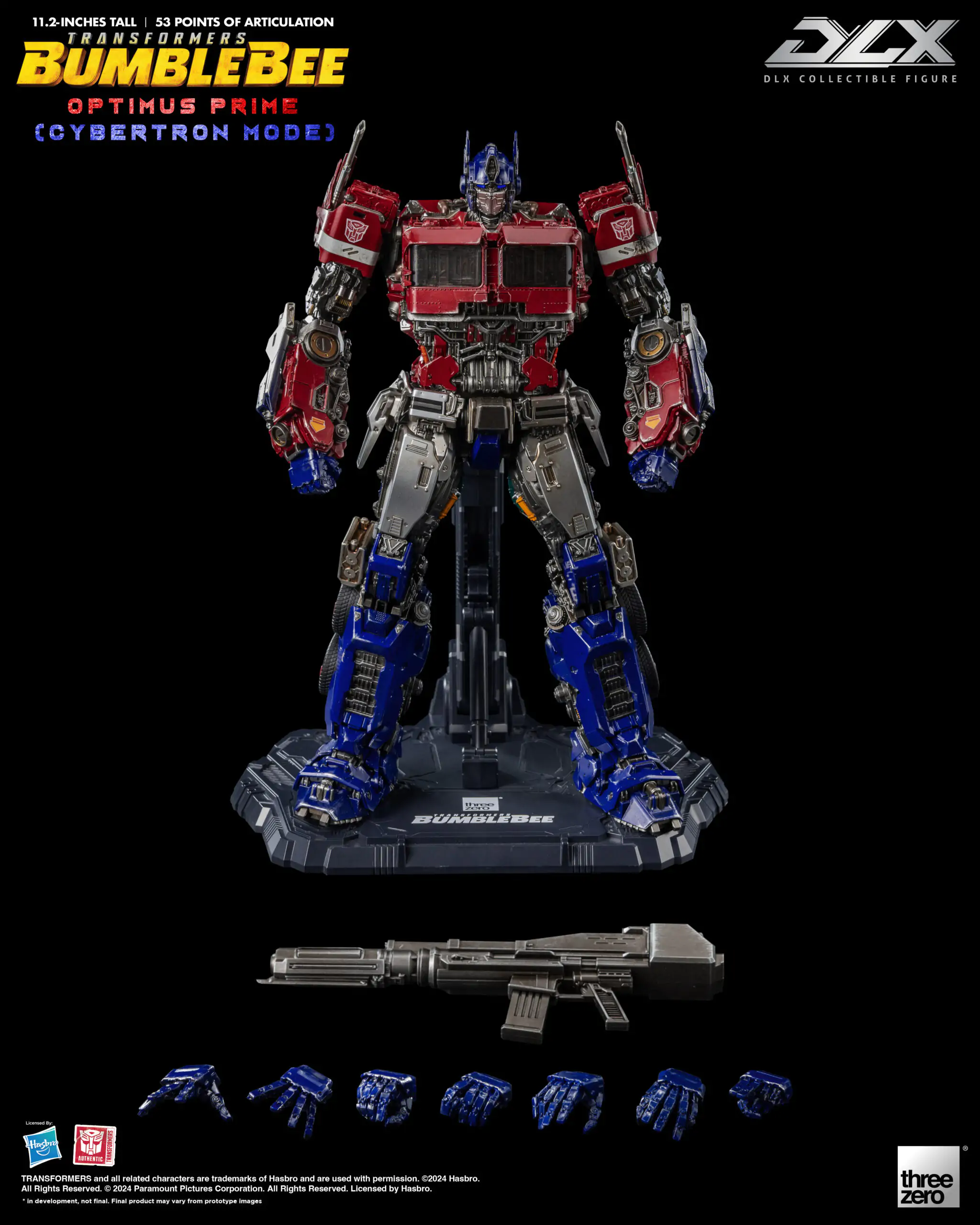 Threezero Transformers: Bumblebee DLX Scale Collectible Series Optimus Prime (Cybertron Mode) Action Figure - Image 8