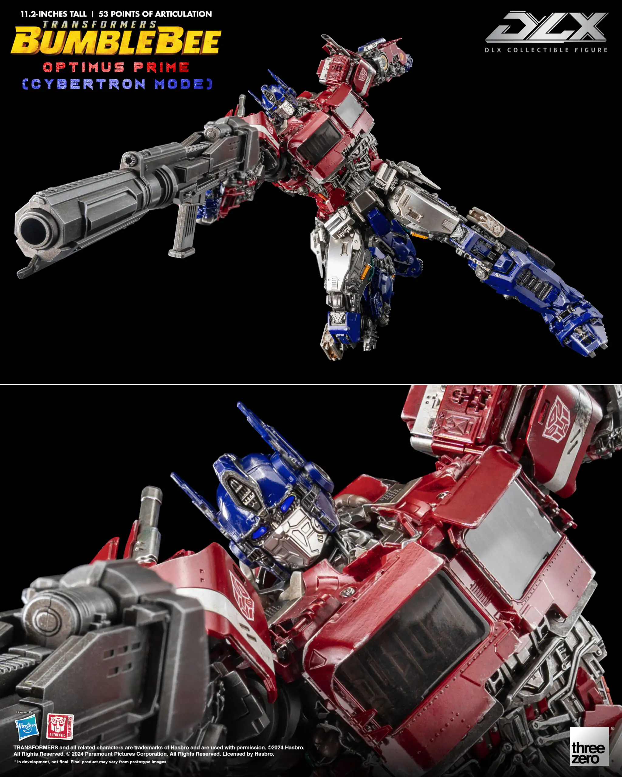 Threezero Transformers: Bumblebee DLX Scale Collectible Series Optimus Prime (Cybertron Mode) Action Figure - Image 4