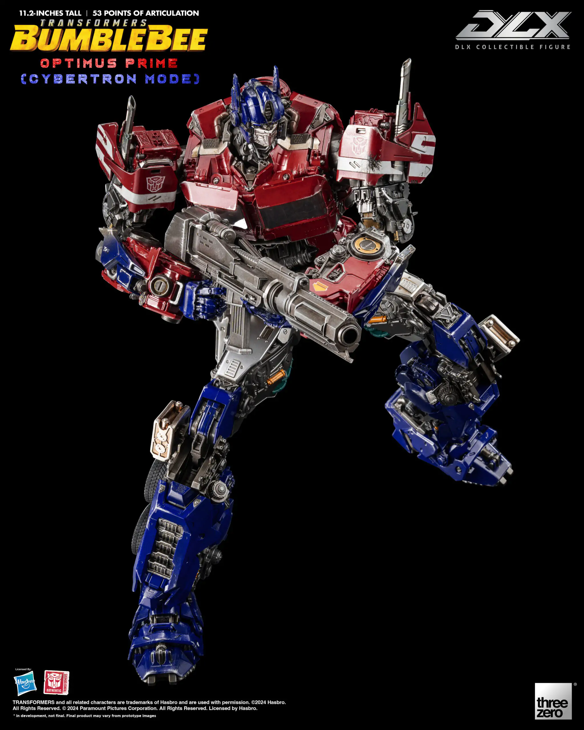 Threezero Transformers: Bumblebee DLX Scale Collectible Series Optimus Prime (Cybertron Mode) Action Figure - Image 5