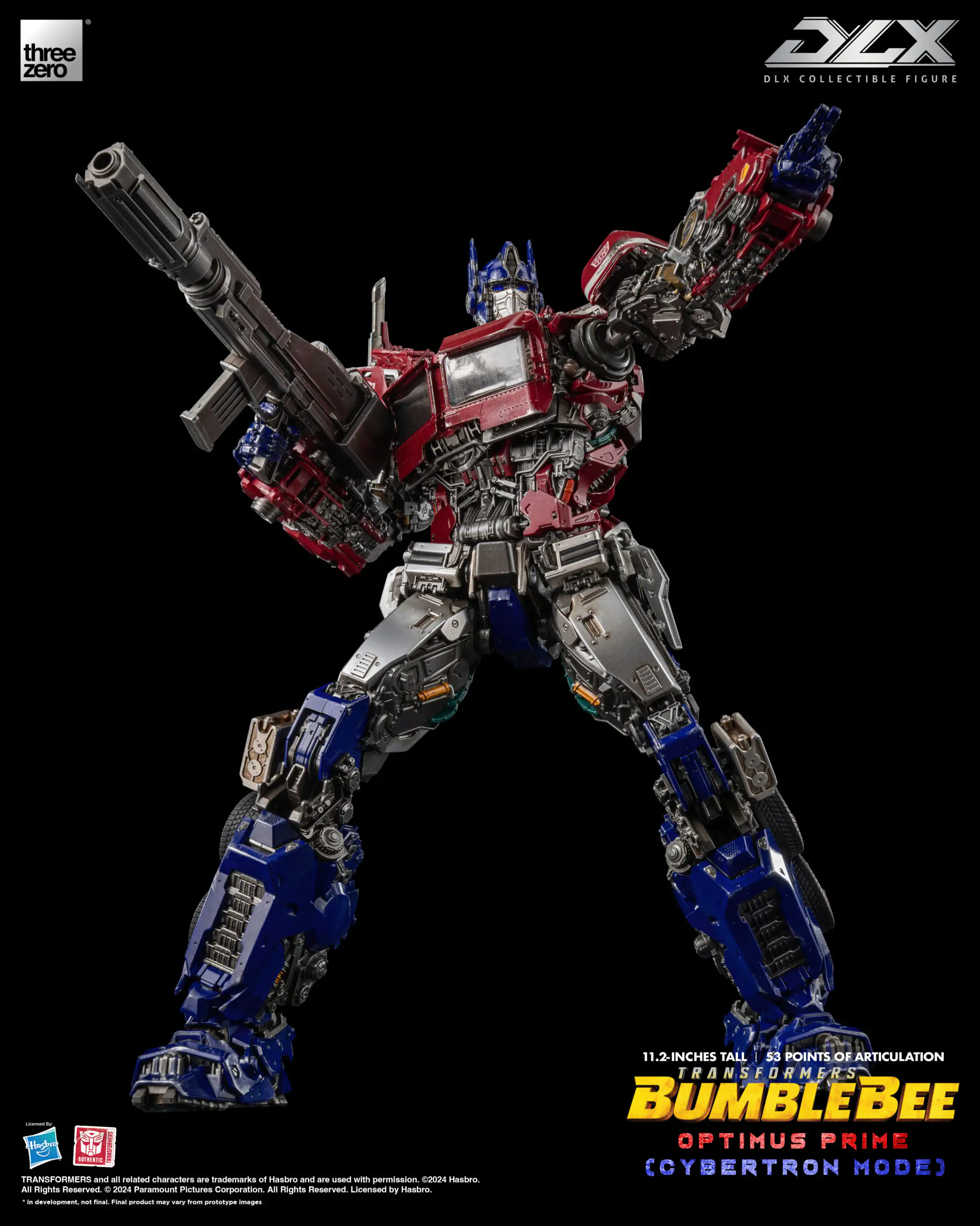 Threezero Transformers: Bumblebee DLX Scale Collectible Series Optimus Prime (Cybertron Mode) Action Figure - Image 6
