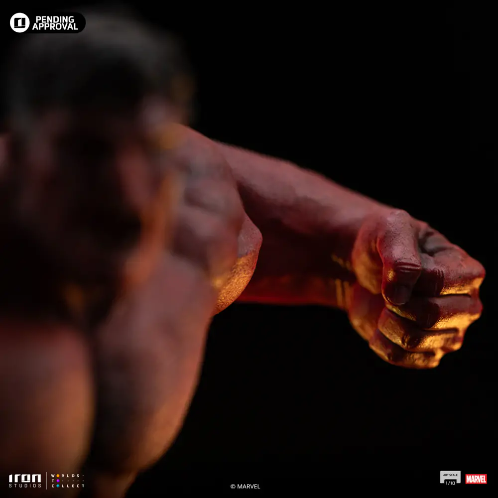 Iron Studios Red Hulk - Brave New World - Art Scale 1/10 (FREE A4 Poster) - Image 10