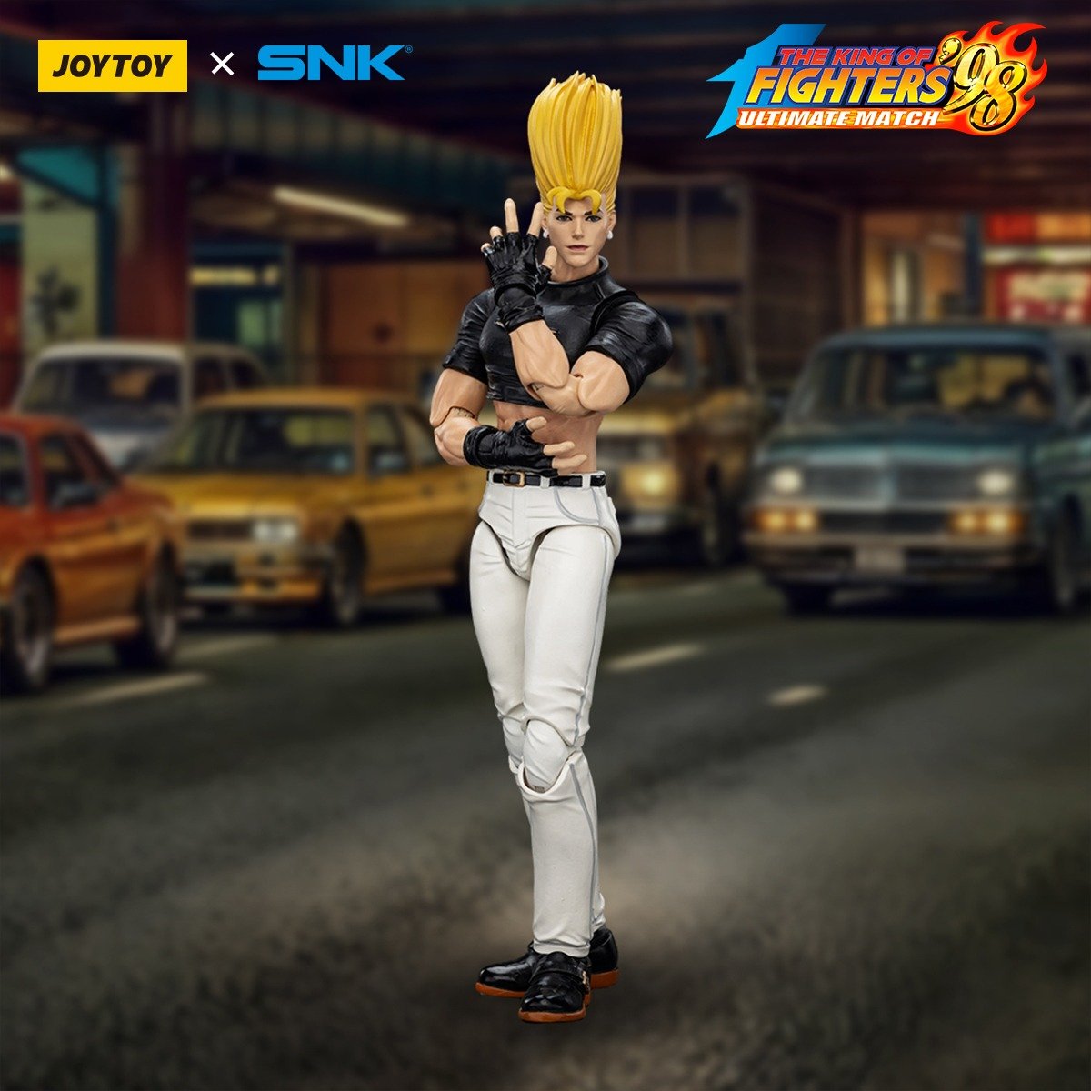 JoyToy The King of Fighters '98: Ultimate Match Hero Team Benimaru Nikaido 1/18 Scale Action Figure