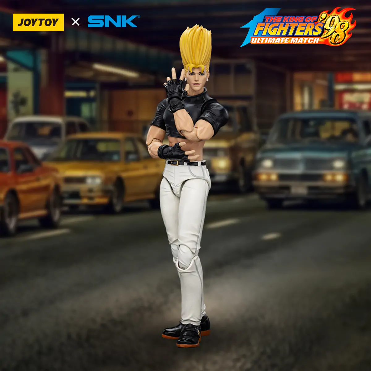JoyToy The King of Fighters '98: Ultimate Match Hero Team Benimaru Nikaido 1/18 Scale Action Figure