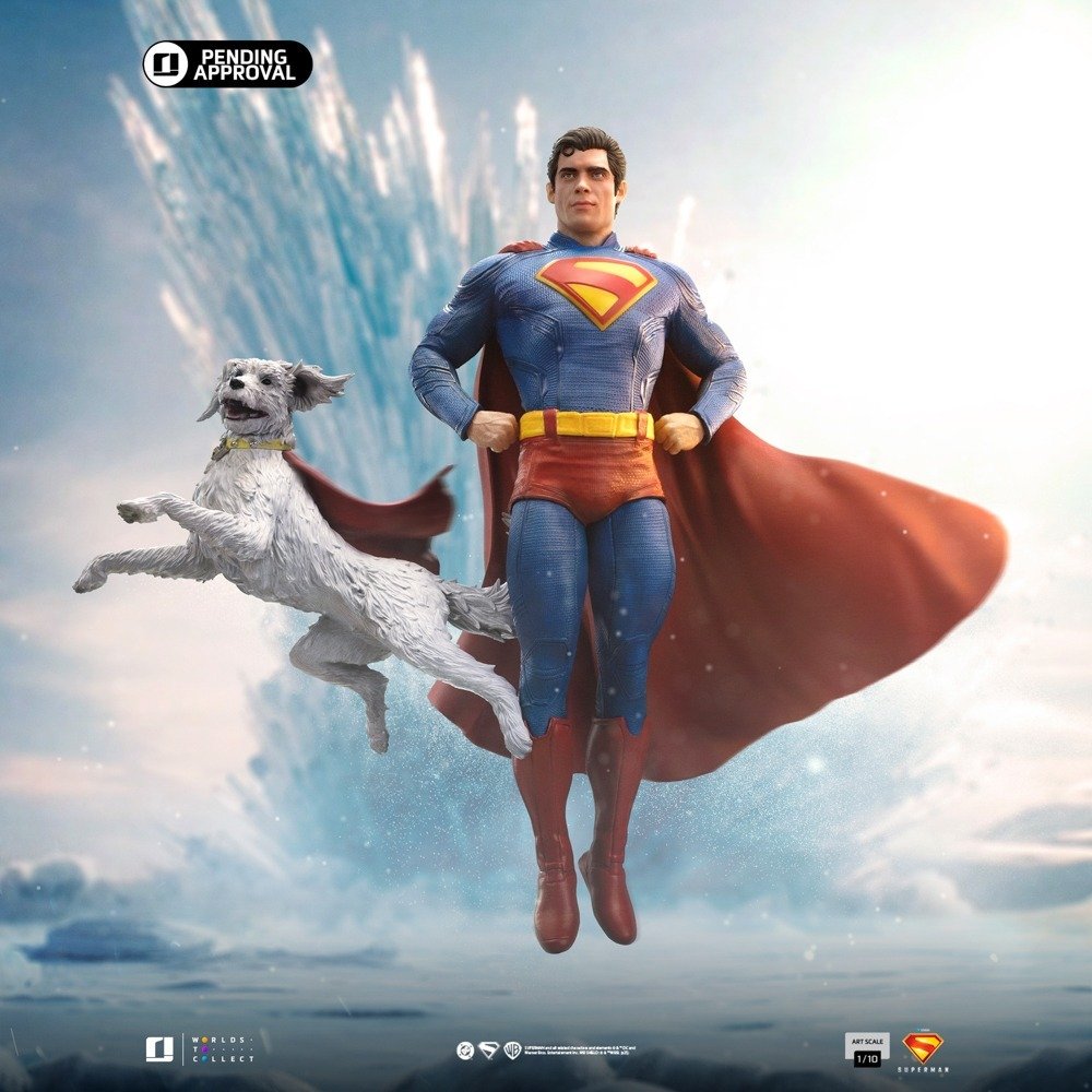 Iron Studios Superman & Krypto - Superman Legacy Art Scale 1/10