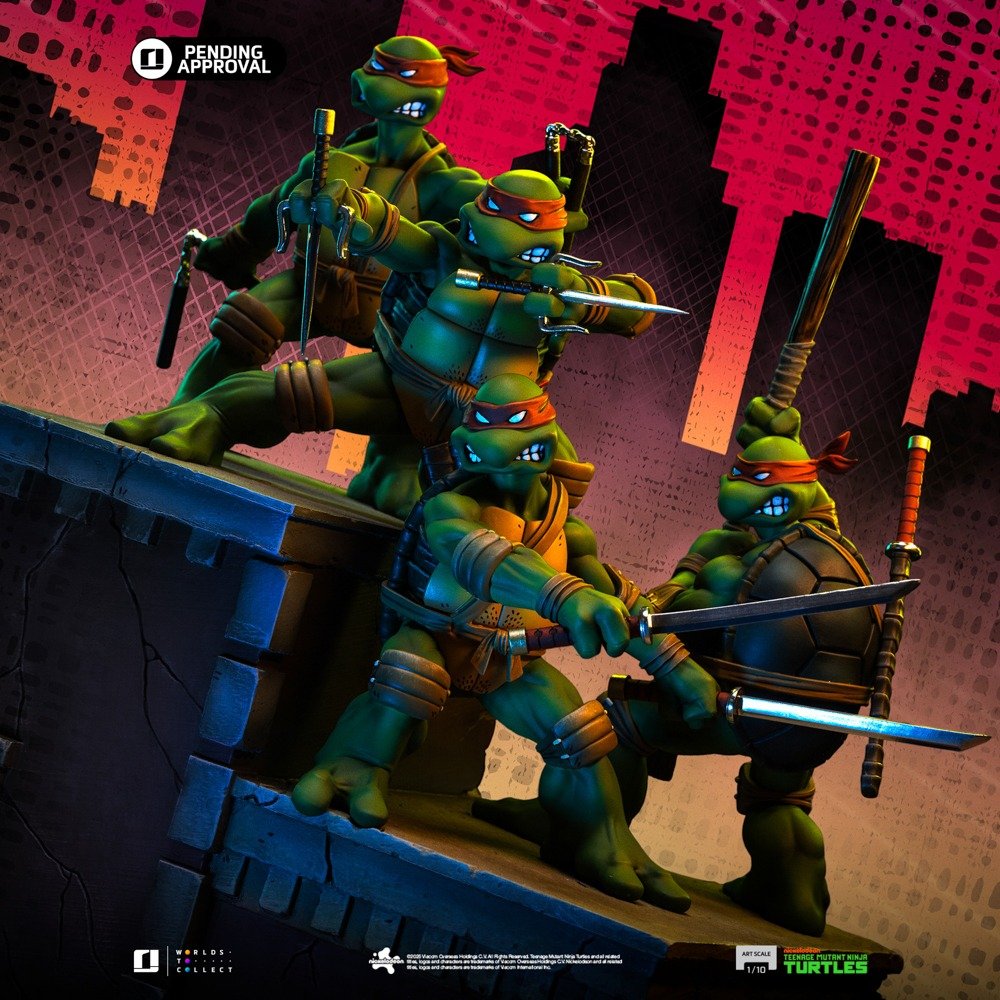 Iron Studios TMNT 1st Cover Set - Teenage Mutant Ninja Turtles - Art Scale 1/10 (FREE DELIVERY Within Metro Manila)