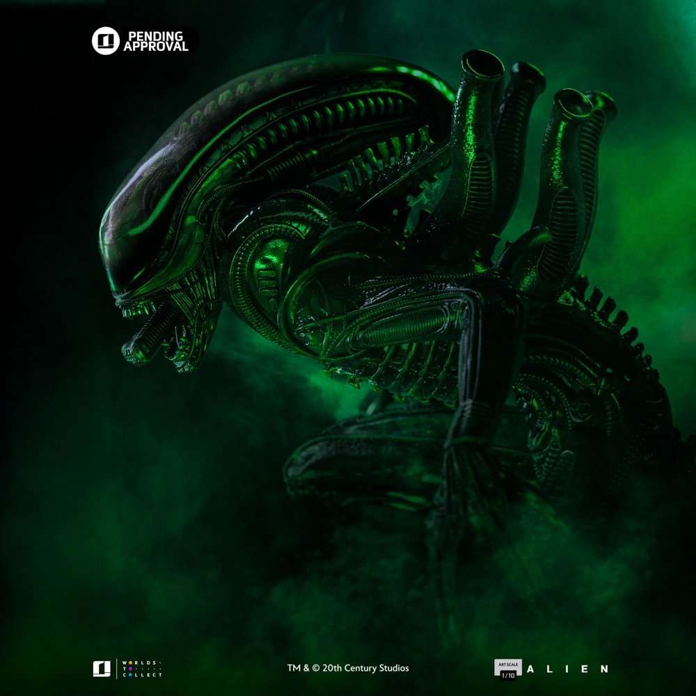 Iron Studios Alien Big Chap - Alien - Art Scale 1/10 (FREE A4 Poster)