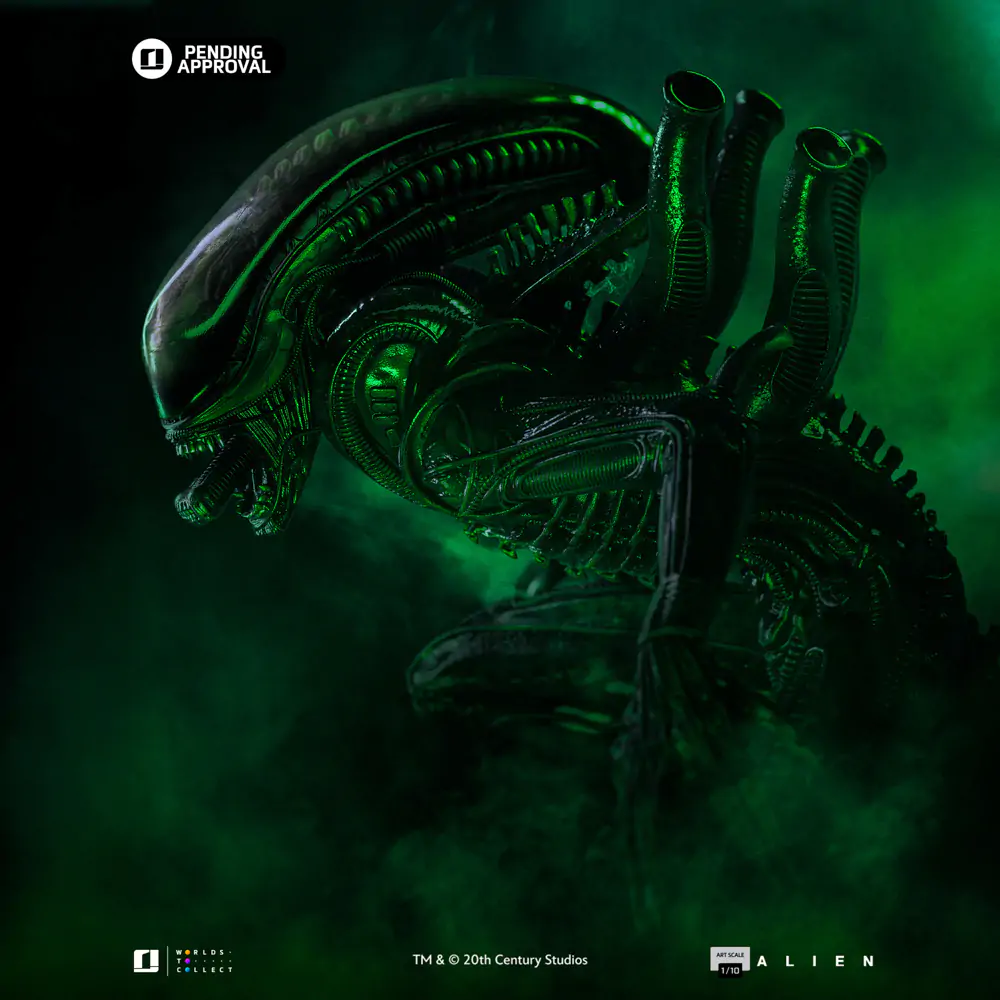 Iron Studios Alien Big Chap - Alien - Art Scale 1/10 (FREE A4 Poster)