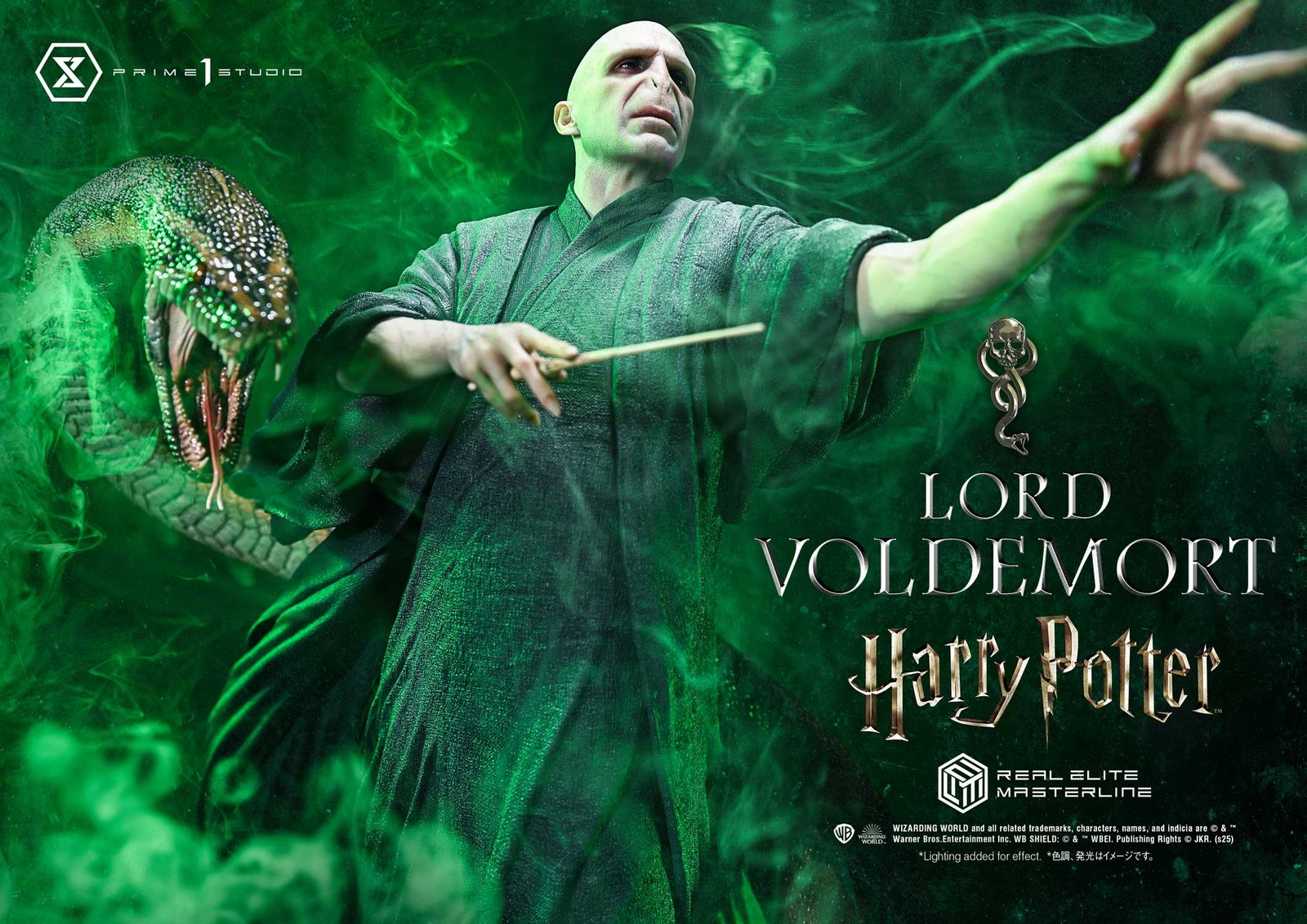 Prime1 Real Elite Masterline Harry Potter (Film) Lord Voldemort 1/4 Scale Statue (Regular Version) (FREE DELIVERY Within Metro Manila)