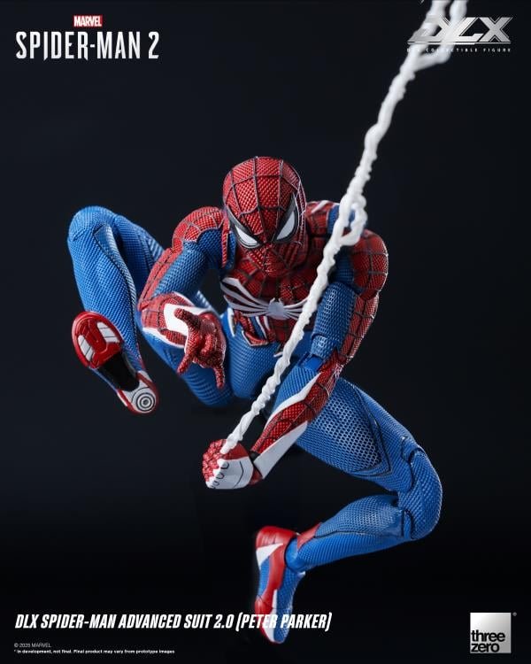 Threezero Marvel's Spider-Man 2 DLX Spider-Man Advanced Suit 2.0 (Peter Parker) Action Figure