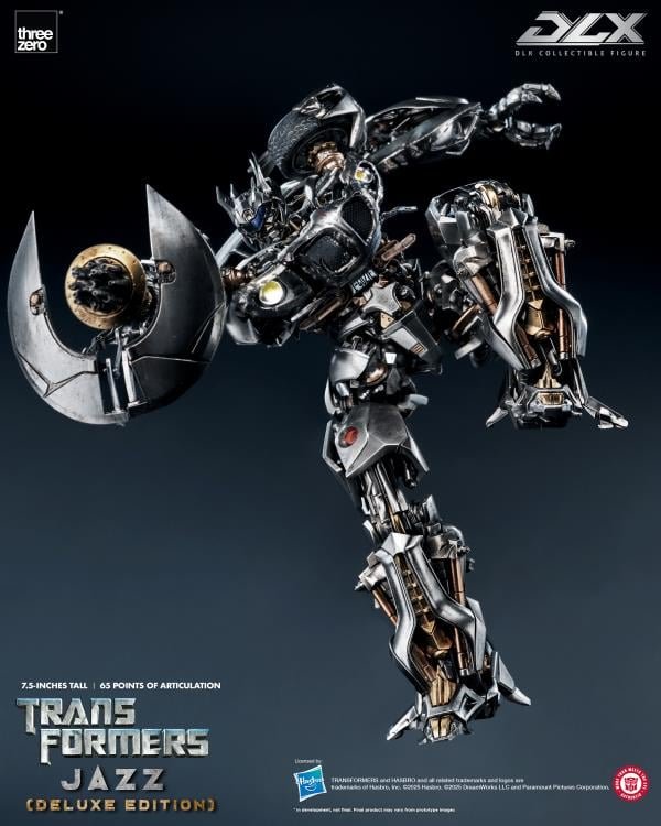 Threezero Transformers DLX Scale Collectible Series Jazz Action Figure (DELUXE)