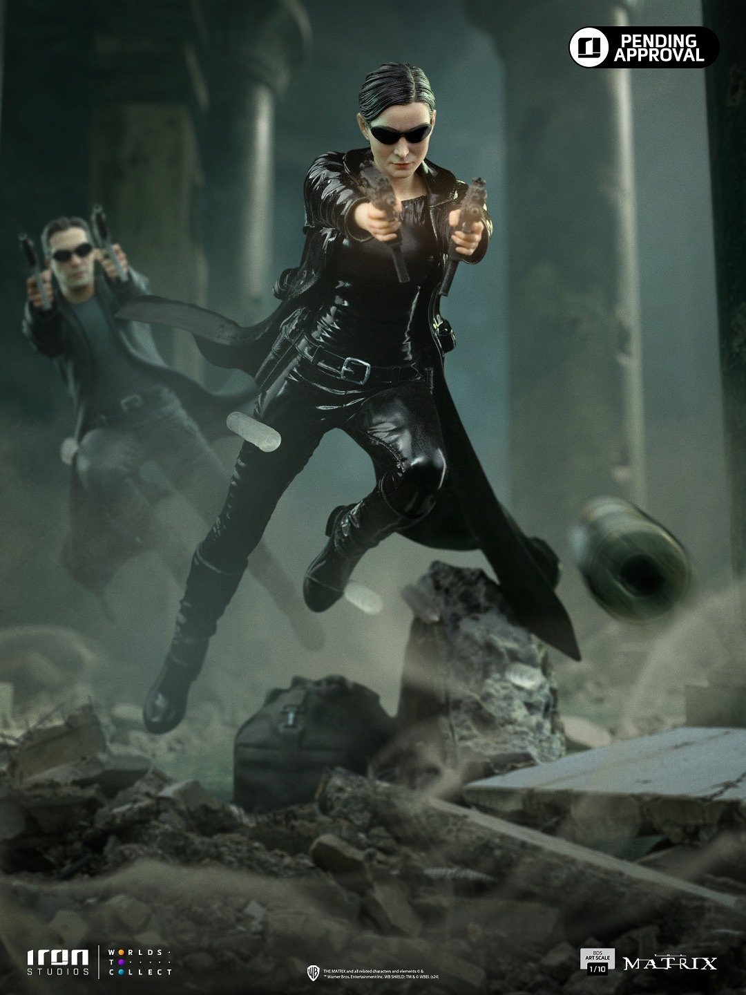 Iron Studios Trinity - Matrix BDS Art Scale 1/10 (FREE A4 Poster)