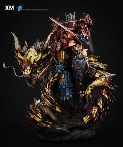 XM Studios Optimus Prime - Gold Dragon (Mythical Beasts Series) ES 66 (FREE DELIVERY Within Metro Manila) - Image 2