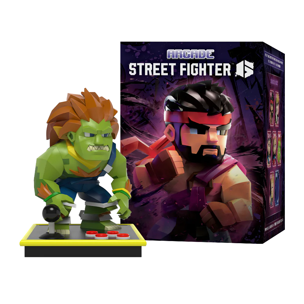 【海外限定】 Mighty Jaxx Arcade ストリートファイター6 ケン Mighty Jaxx Street Fighter 6 Arcade Box of 6 Figures Blindbox