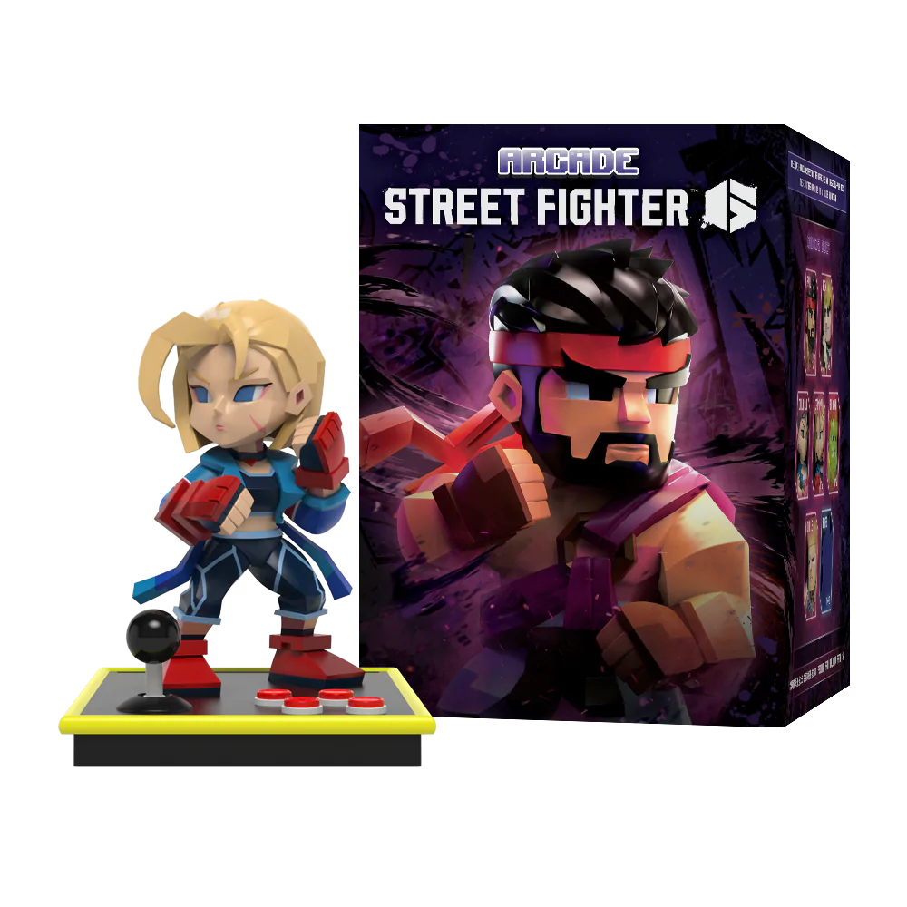 Mighty Jaxx Street Fighter 6 Arcade Box of 6 Figures Blindbox