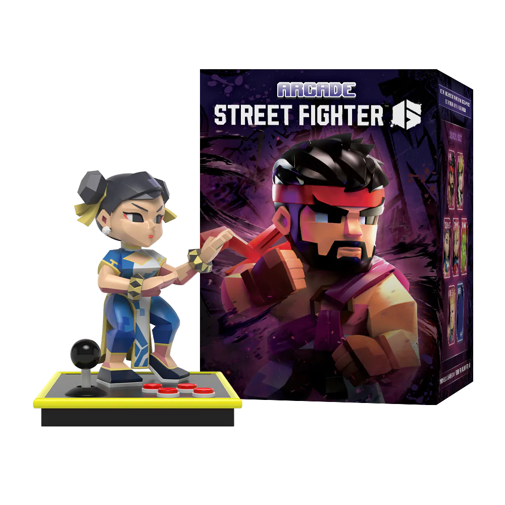Mighty Jaxx Street Fighter 6 Arcade Box of 6 Figures Blindbox