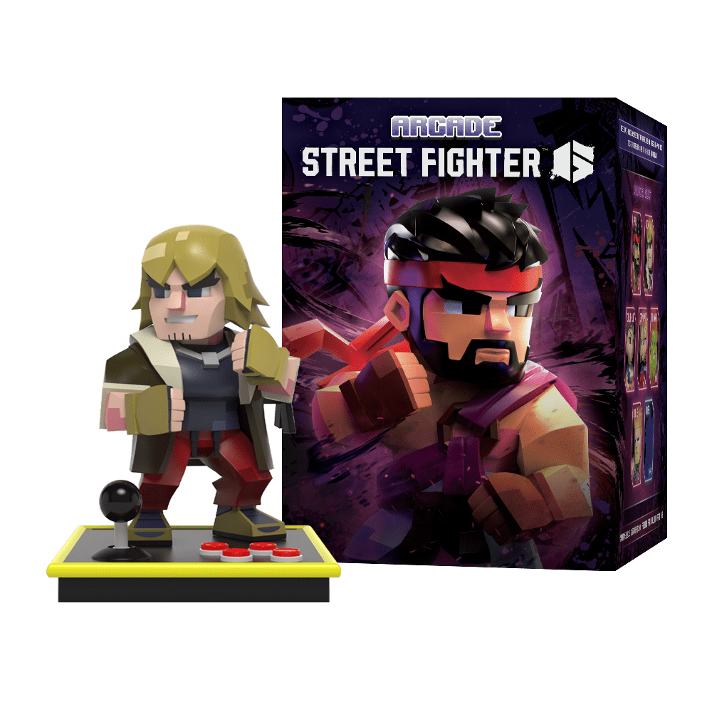 Mighty Jaxx Street Fighter 6 Arcade Box of 6 Figures Blindbox - Image 11