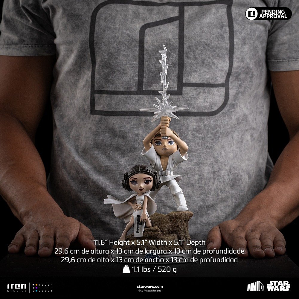 Iron Studios Luke and Leia - Star Wars - Minico - Image 6