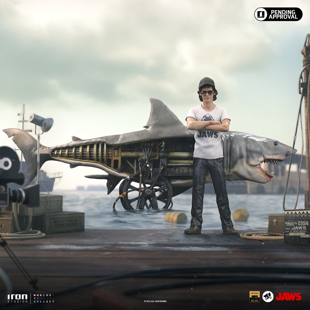 Iron Studios Steven Spielberg & Jaws 50th Anniversary – Deluxe Art Scale 1/10 (FREE DELIVERY Within Metro Manila)