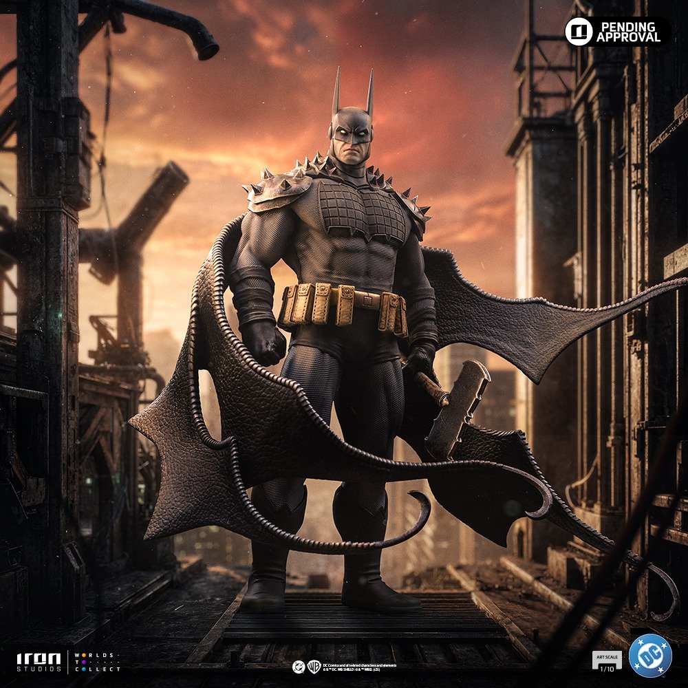 Iron Studios Batman Absolute – DC Comics – Art Scale 1/10 (FREE A4 Poster)