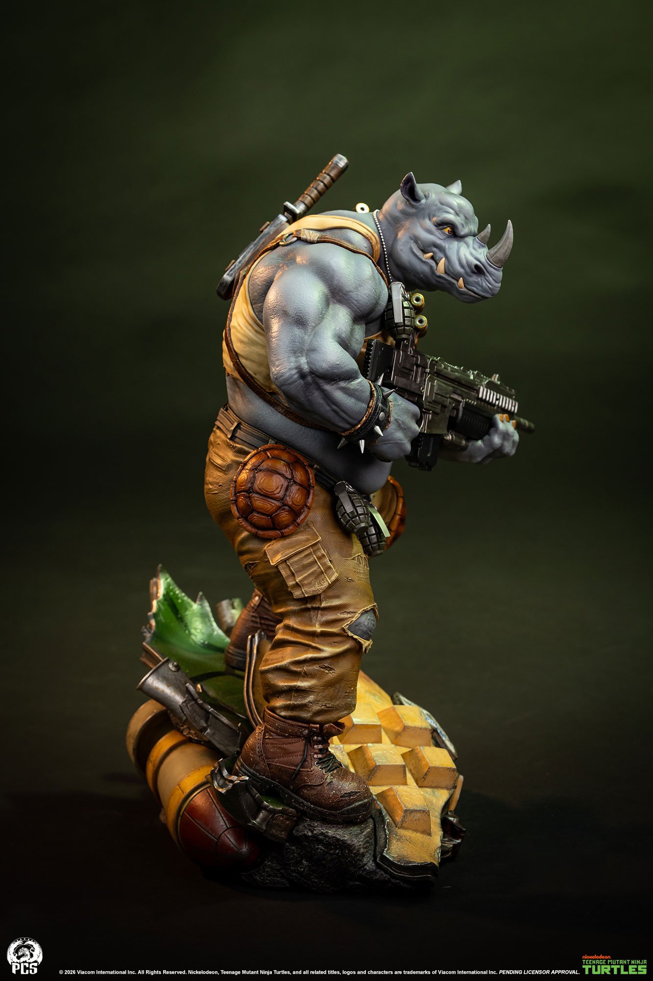 PCS Collectibles TMNT Legends - Rocksteady 1/3 Scale Statue (FREE DELIVERY Within Metro Manila) - Image 18