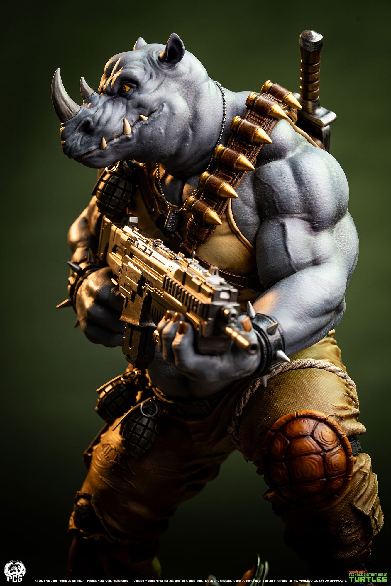 PCS Collectibles TMNT Legends - Rocksteady 1/3 Scale Statue (FREE DELIVERY Within Metro Manila) - Image 9