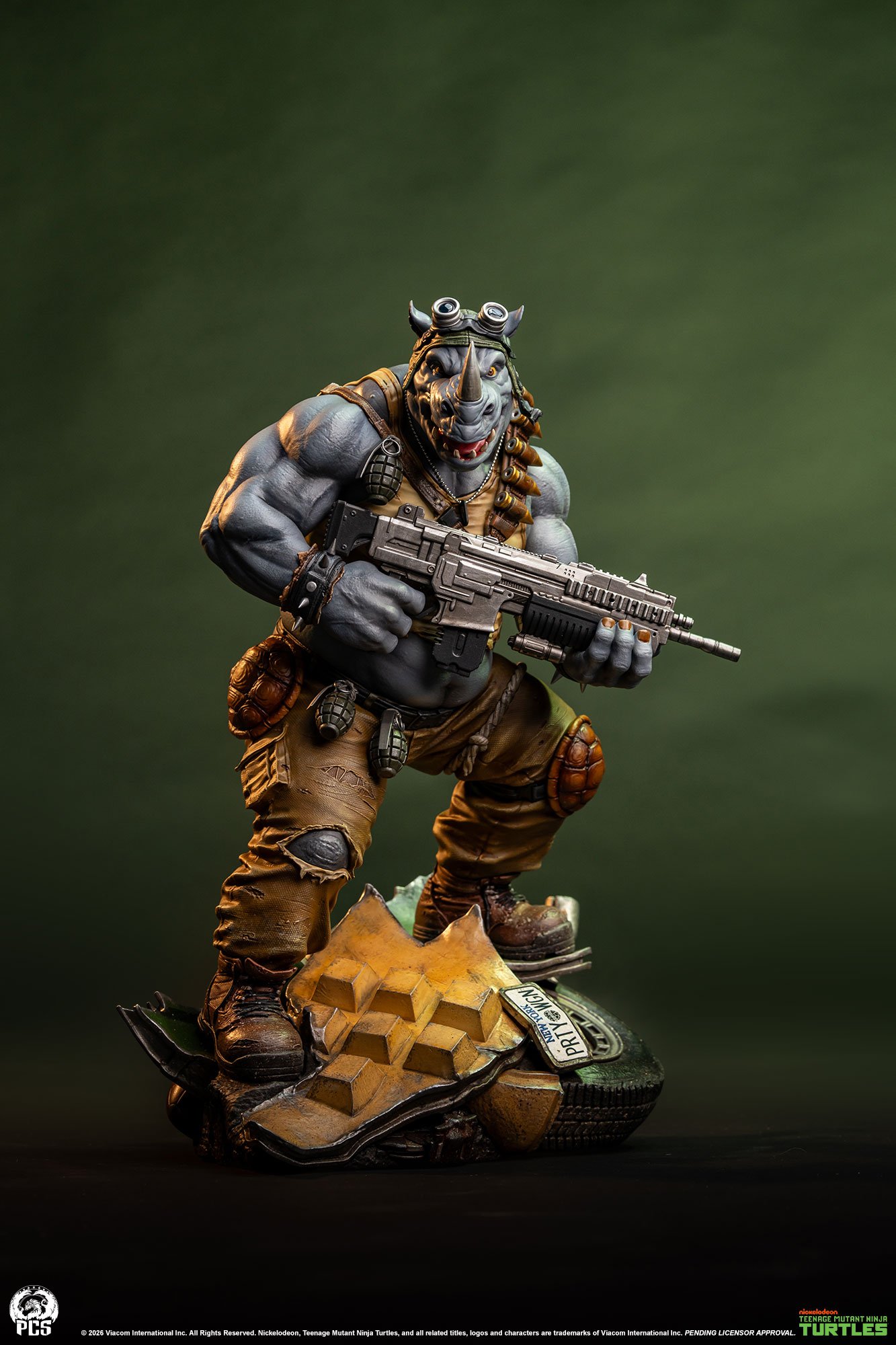 PCS Collectibles TMNT Legends - Rocksteady 1/3 Scale Statue (FREE DELIVERY Within Metro Manila) - Image 7